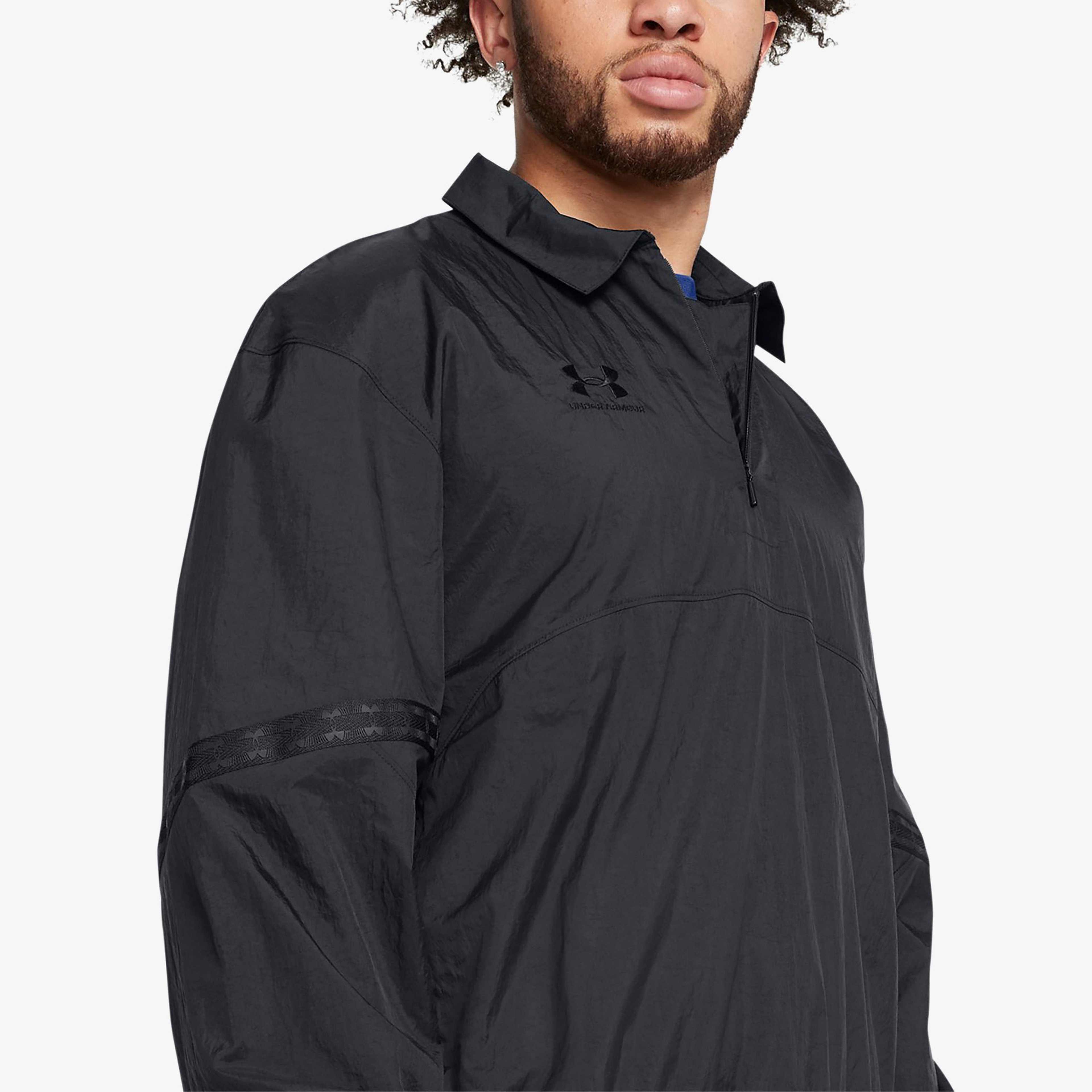 Under Armour 96 Terrace Drill Erkek Siyah Sweatshirt