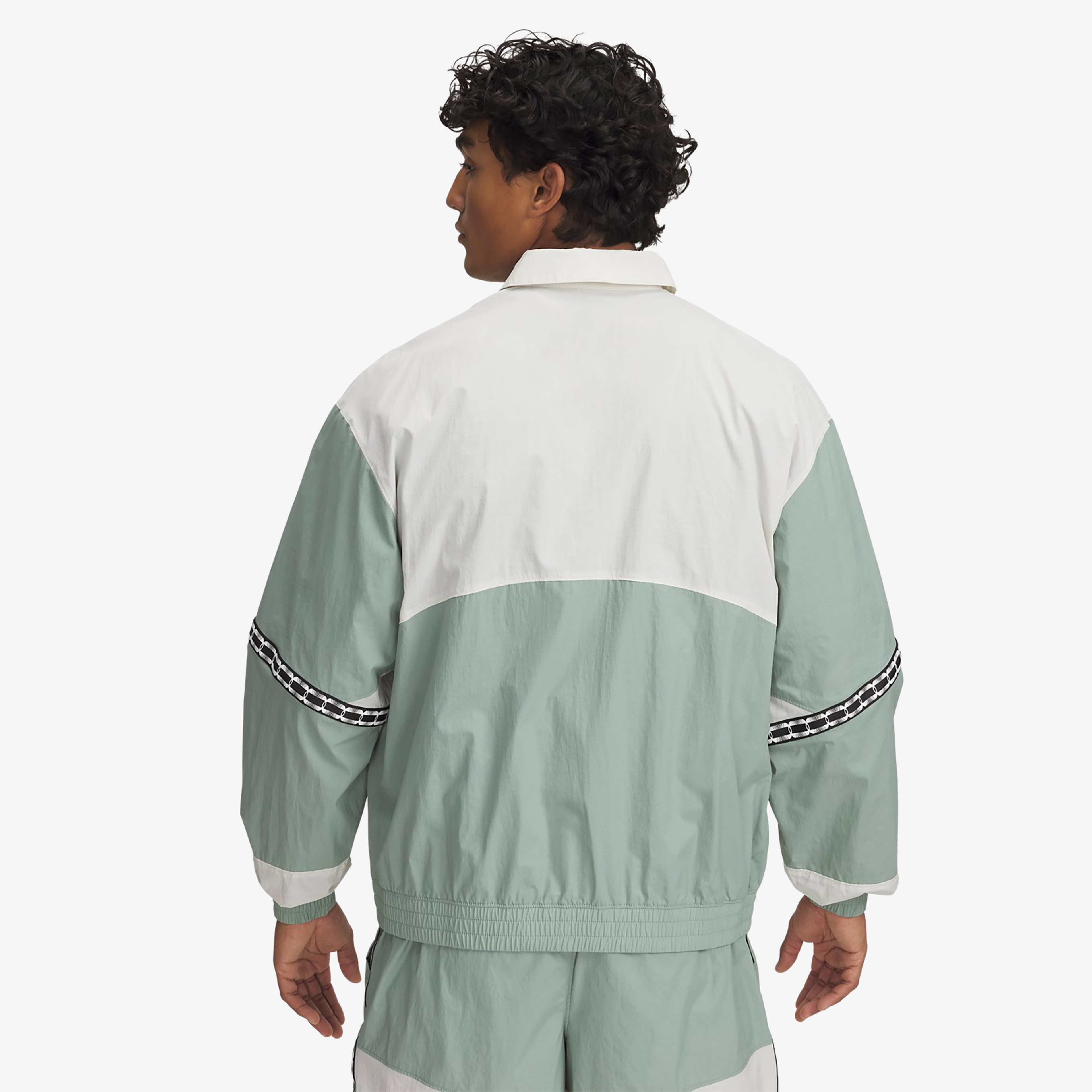 Under Armour Terrace 96 Drill Erkek Yeşil Eşofman Üstü