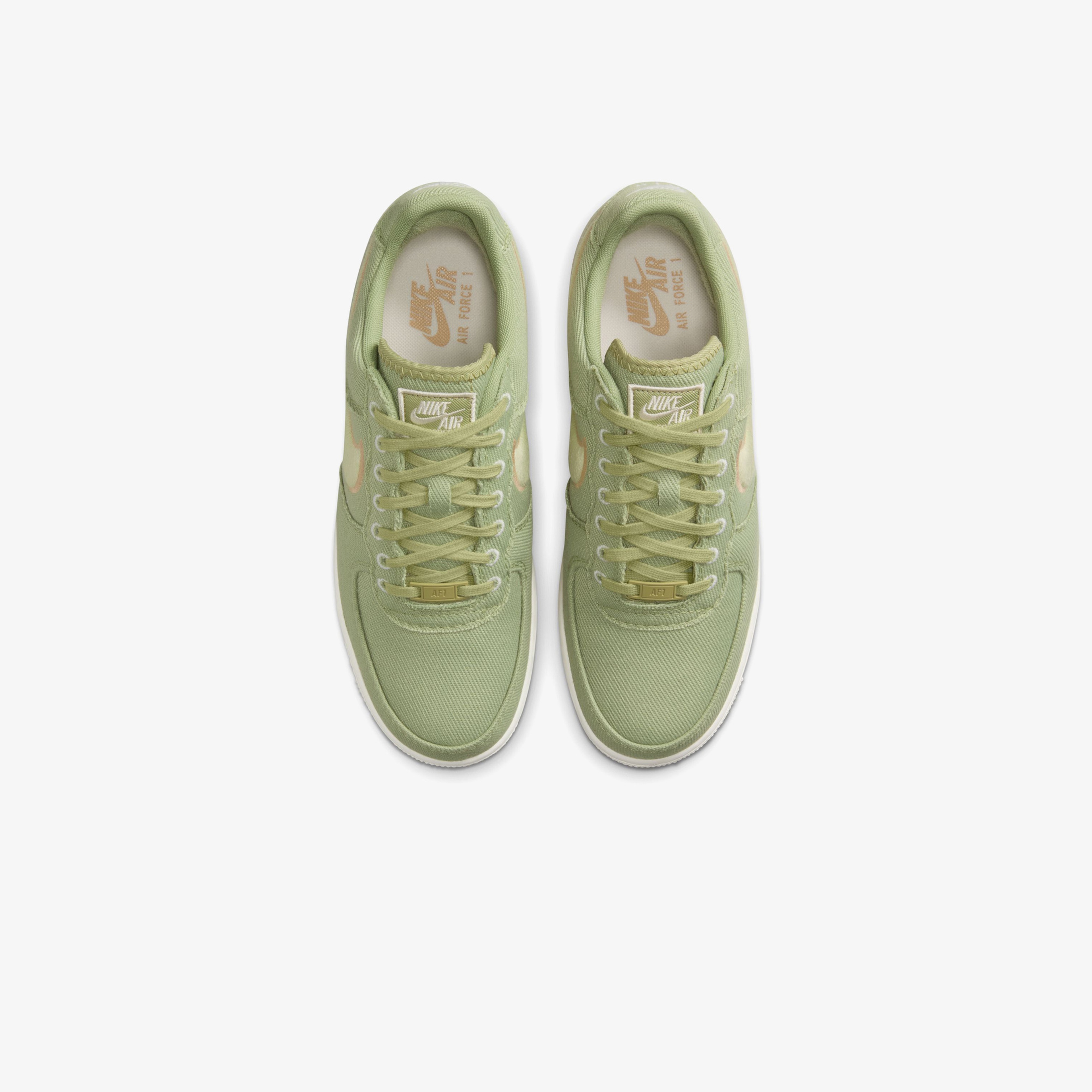 Nike Air Force 1 Canvas Erkek Yeşil Sneaker