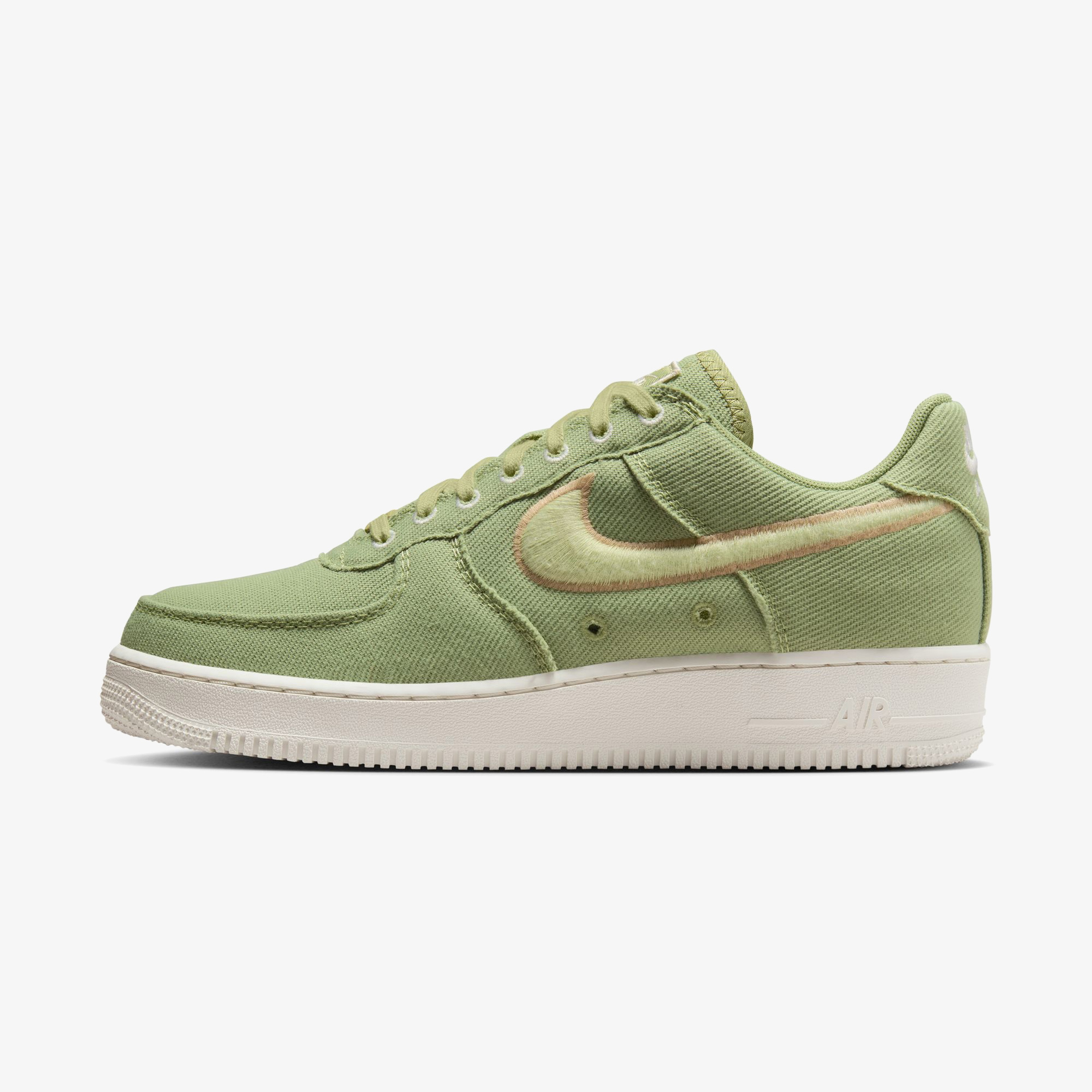 Nike Air Force 1 Canvas Erkek Yeşil Sneaker