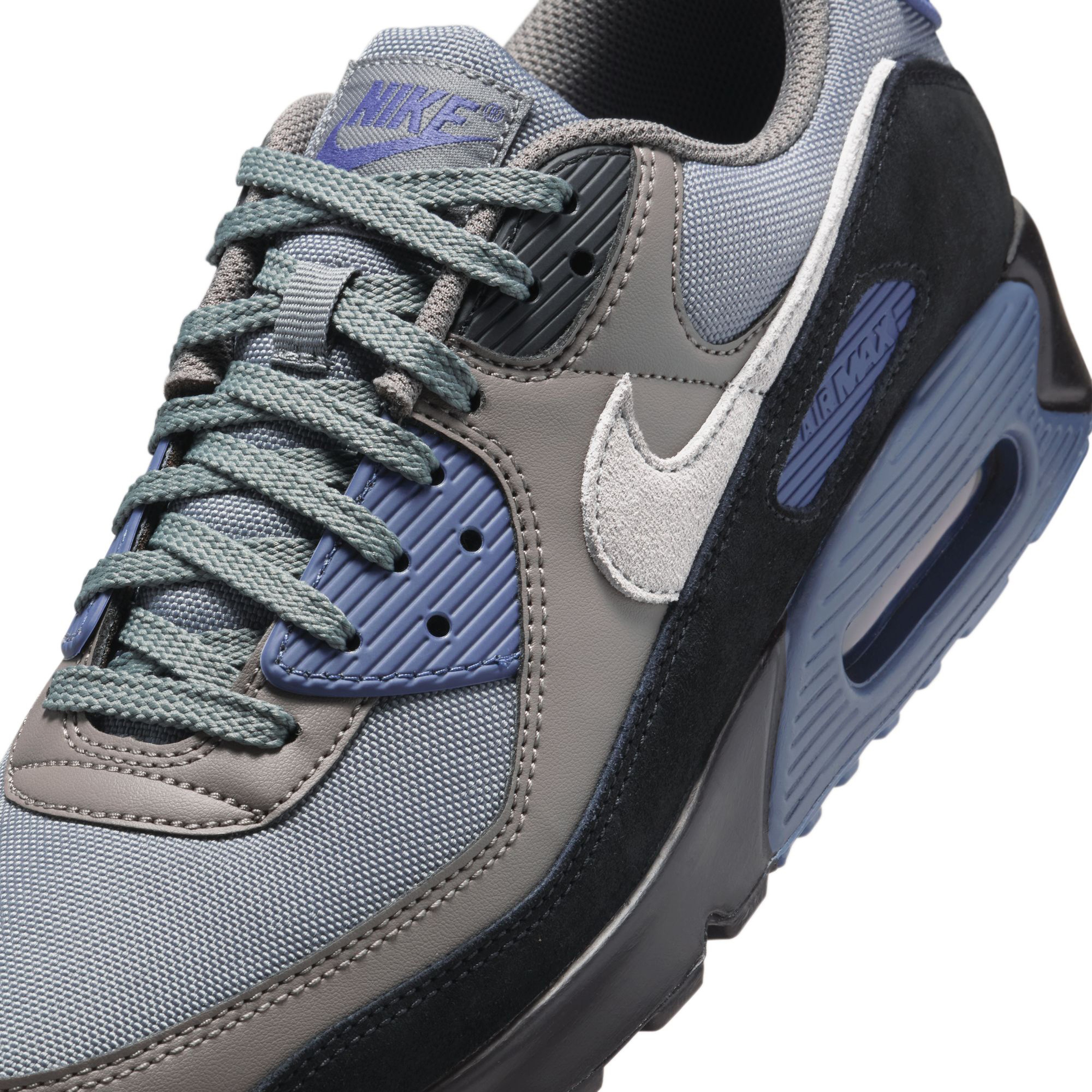 Nike Air Max 90 Erkek Gri/Lacivert Spor Ayakkabı