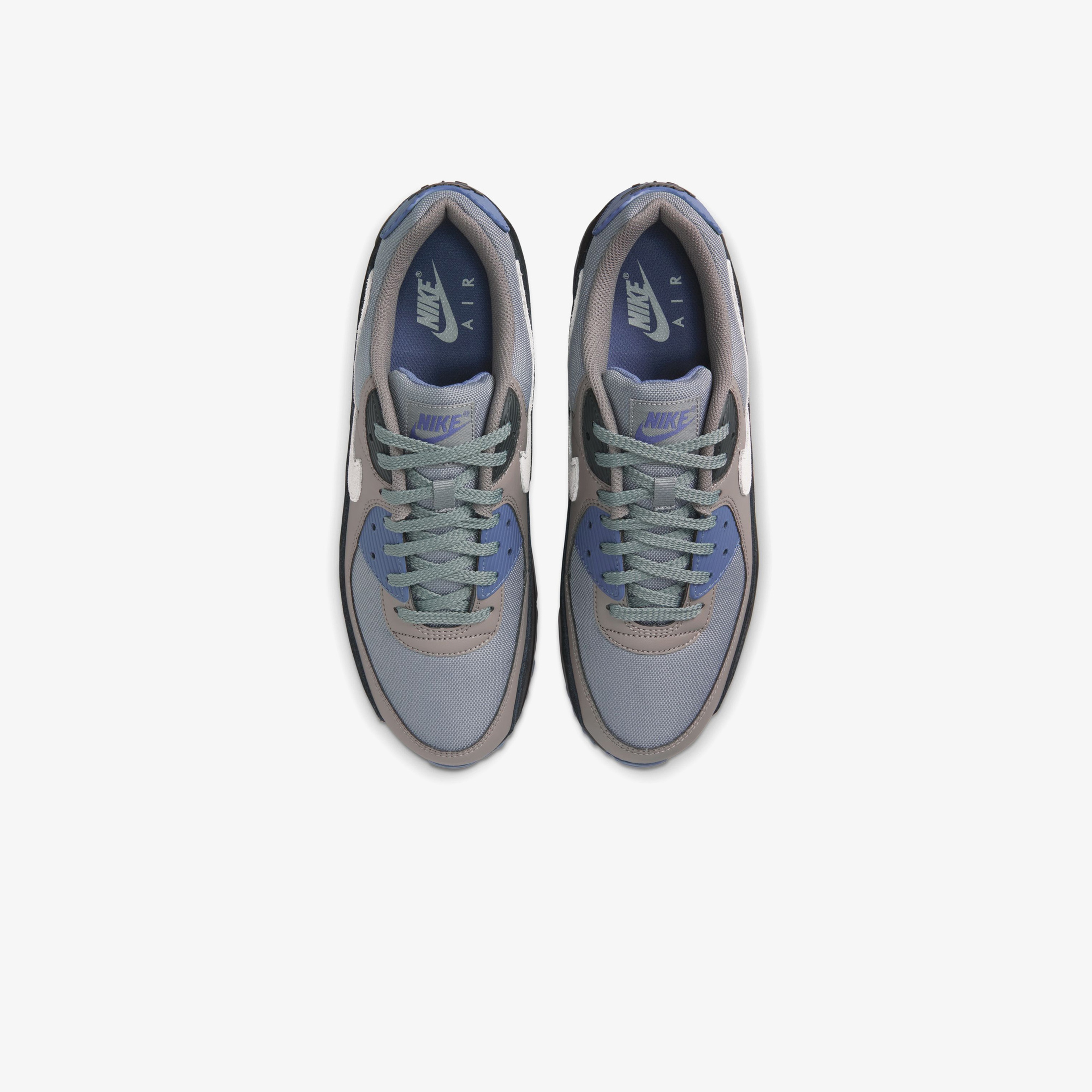 Nike Air Max 90 Erkek Gri/Lacivert Spor Ayakkabı