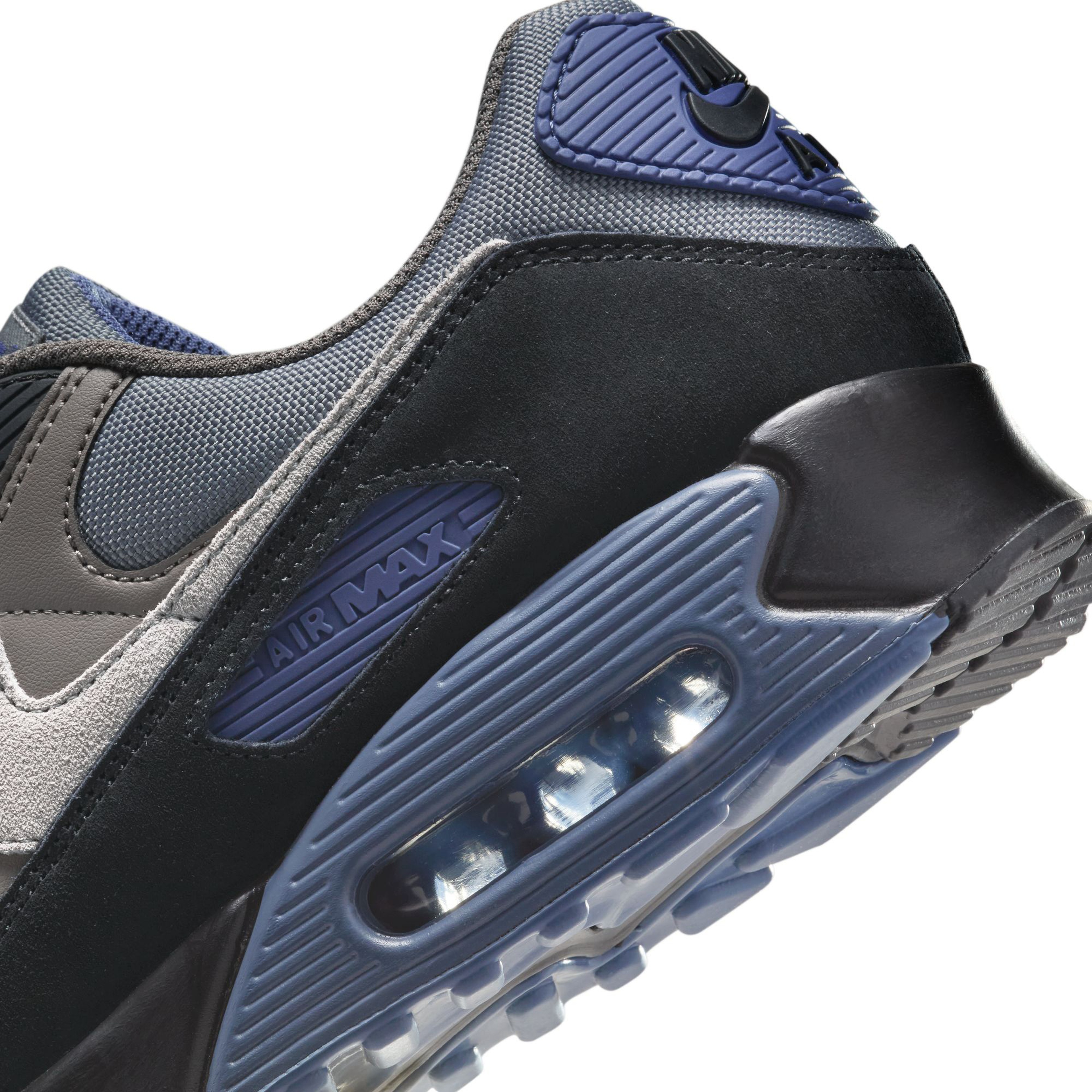 Nike Air Max 90 Erkek Gri/Lacivert Spor Ayakkabı