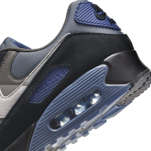 Nike Lacivert Nike Air Max 90 Erkek Gri/Lacivert Spor Ayakkabı