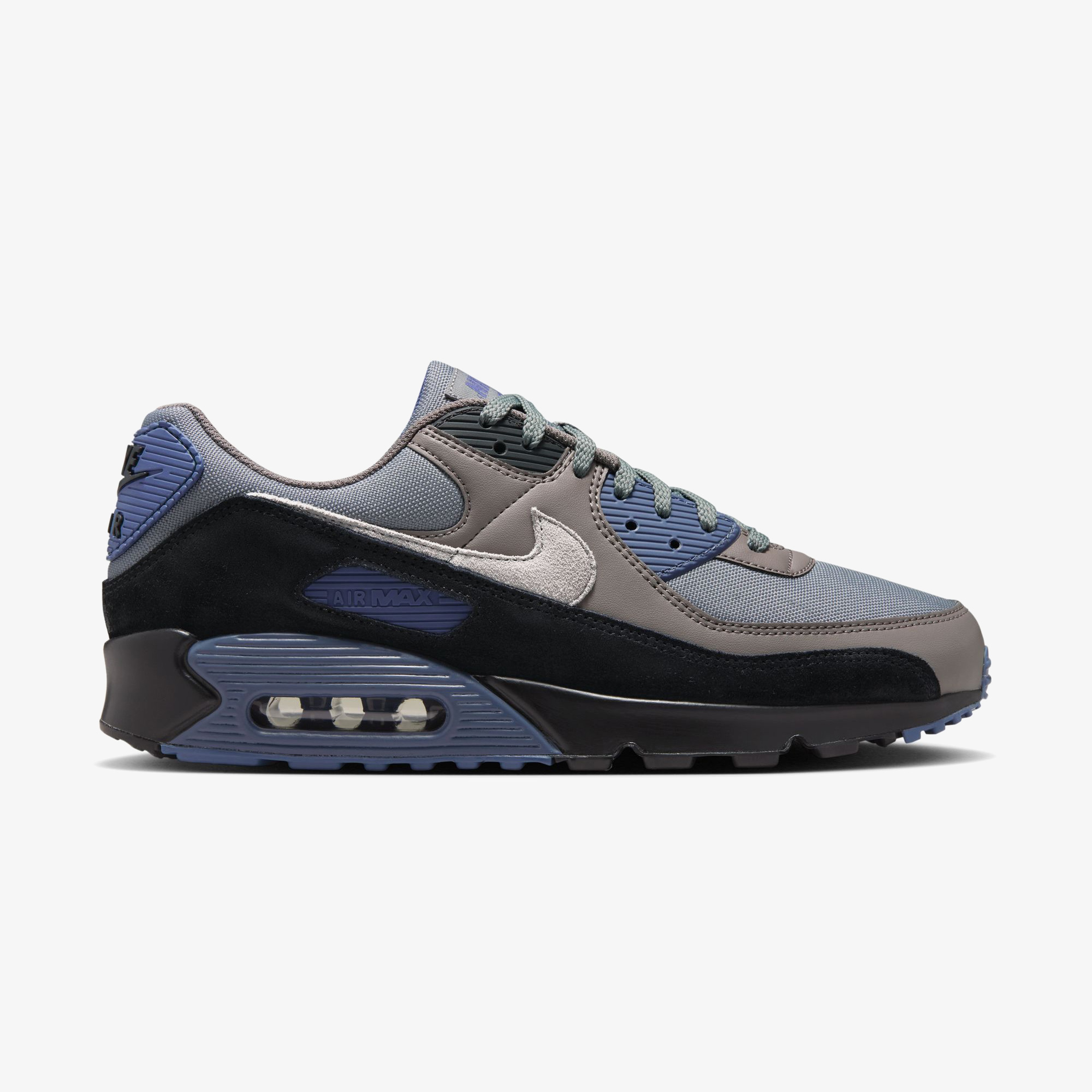Nike Air Max 90 Erkek Gri/Lacivert Spor Ayakkabı