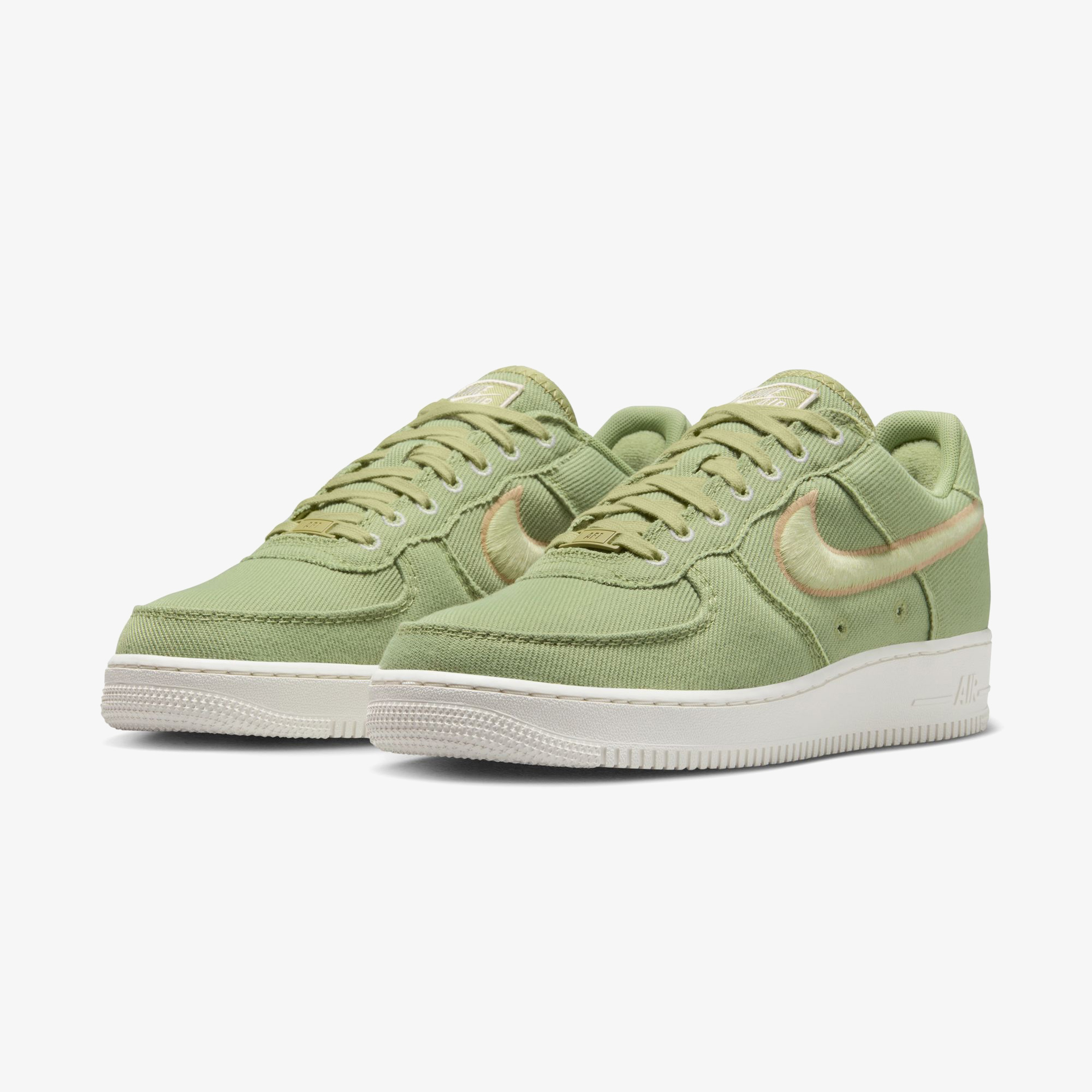 Nike Air Force 1 Canvas Erkek Yeşil Sneaker