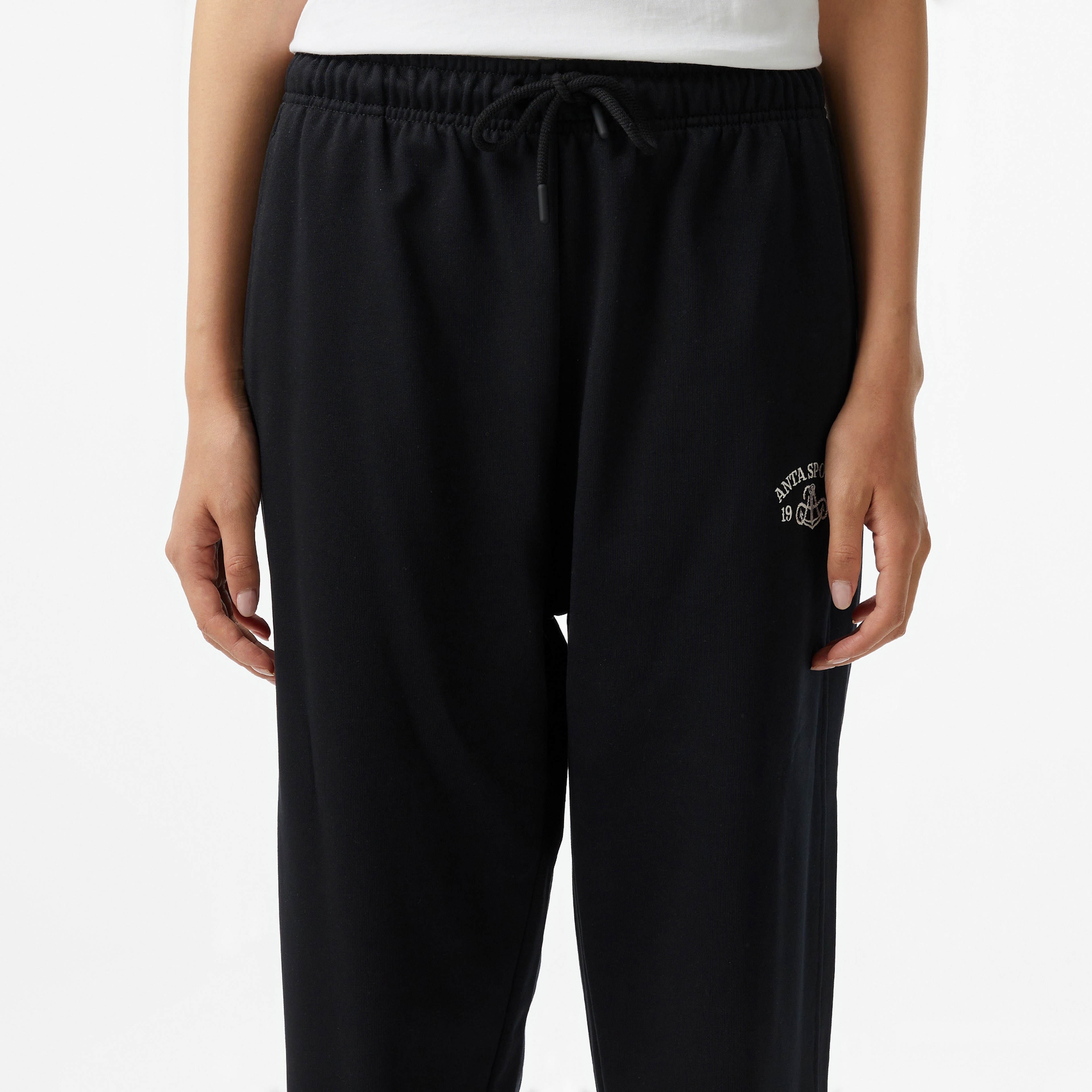 Anta Sports Club Kadın Siyah Eşofman Altı