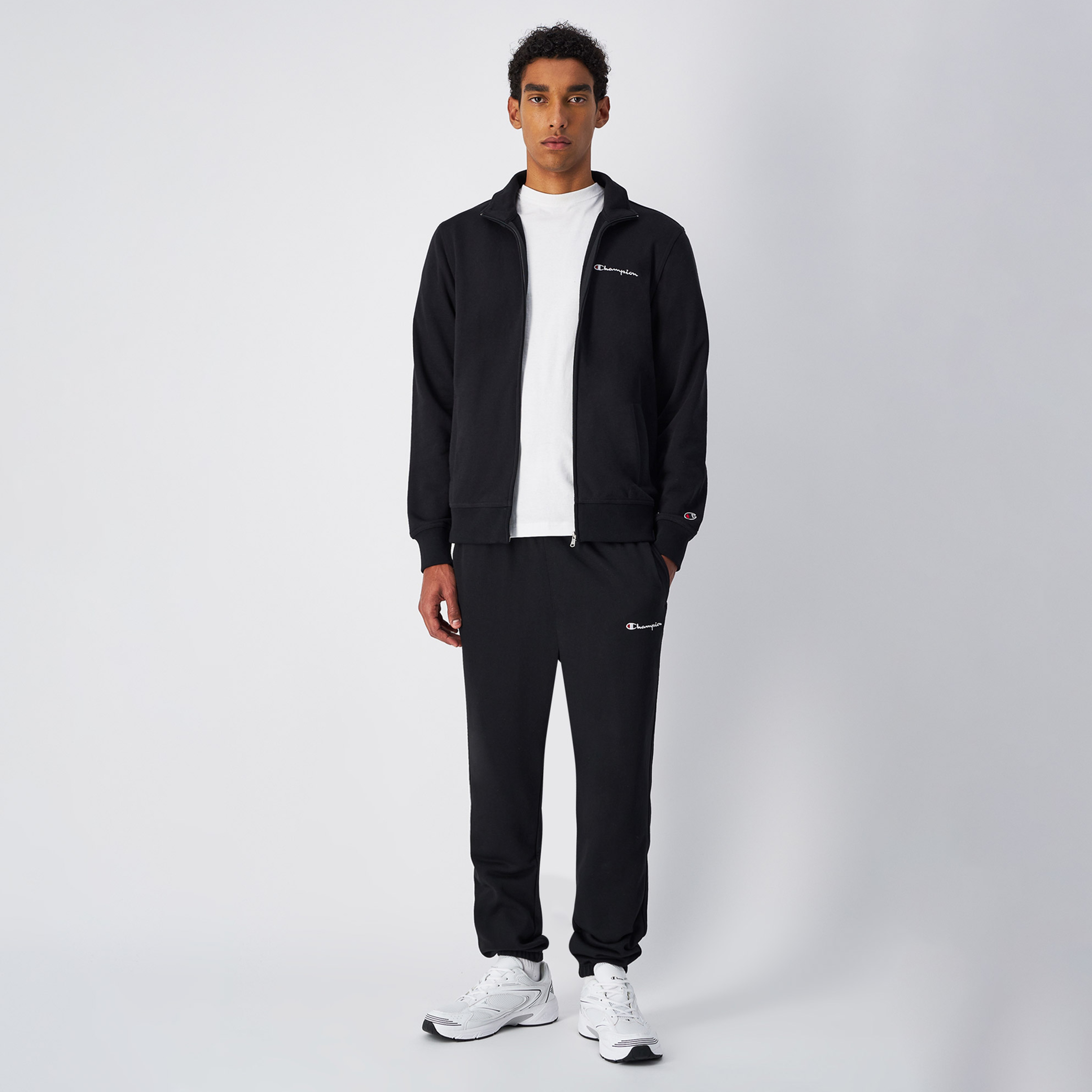 Champion Elastic Cuffs Erkek Siyah Eşofman Altı