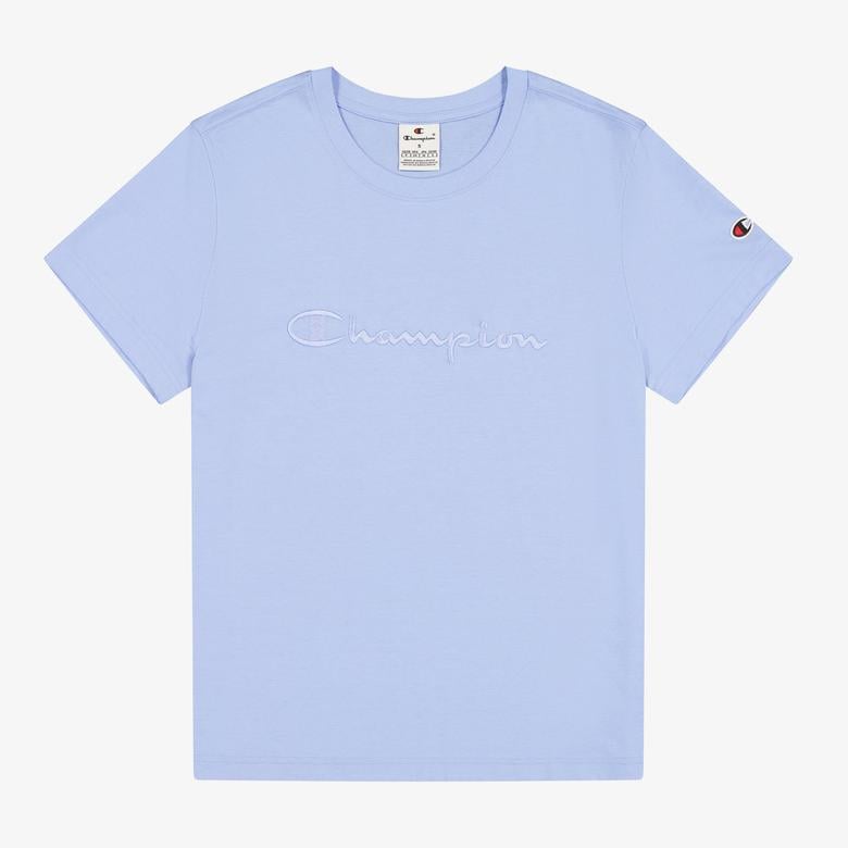 Champion SS Kadın Mavi T-Shirt