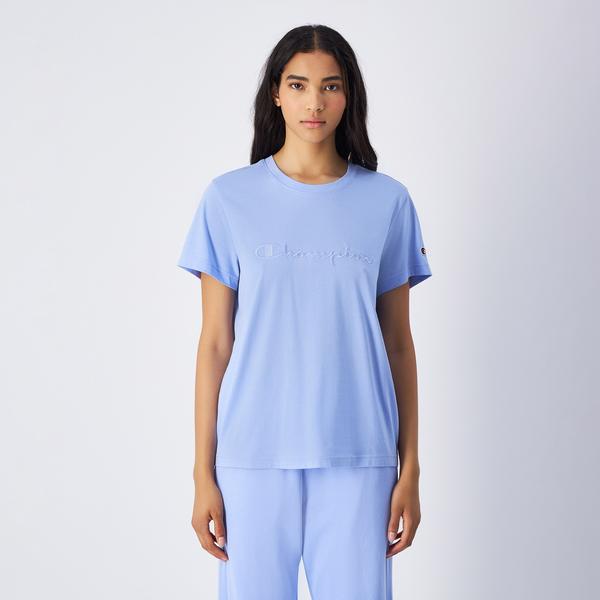 Champion SS Kadın Mavi T-Shirt
