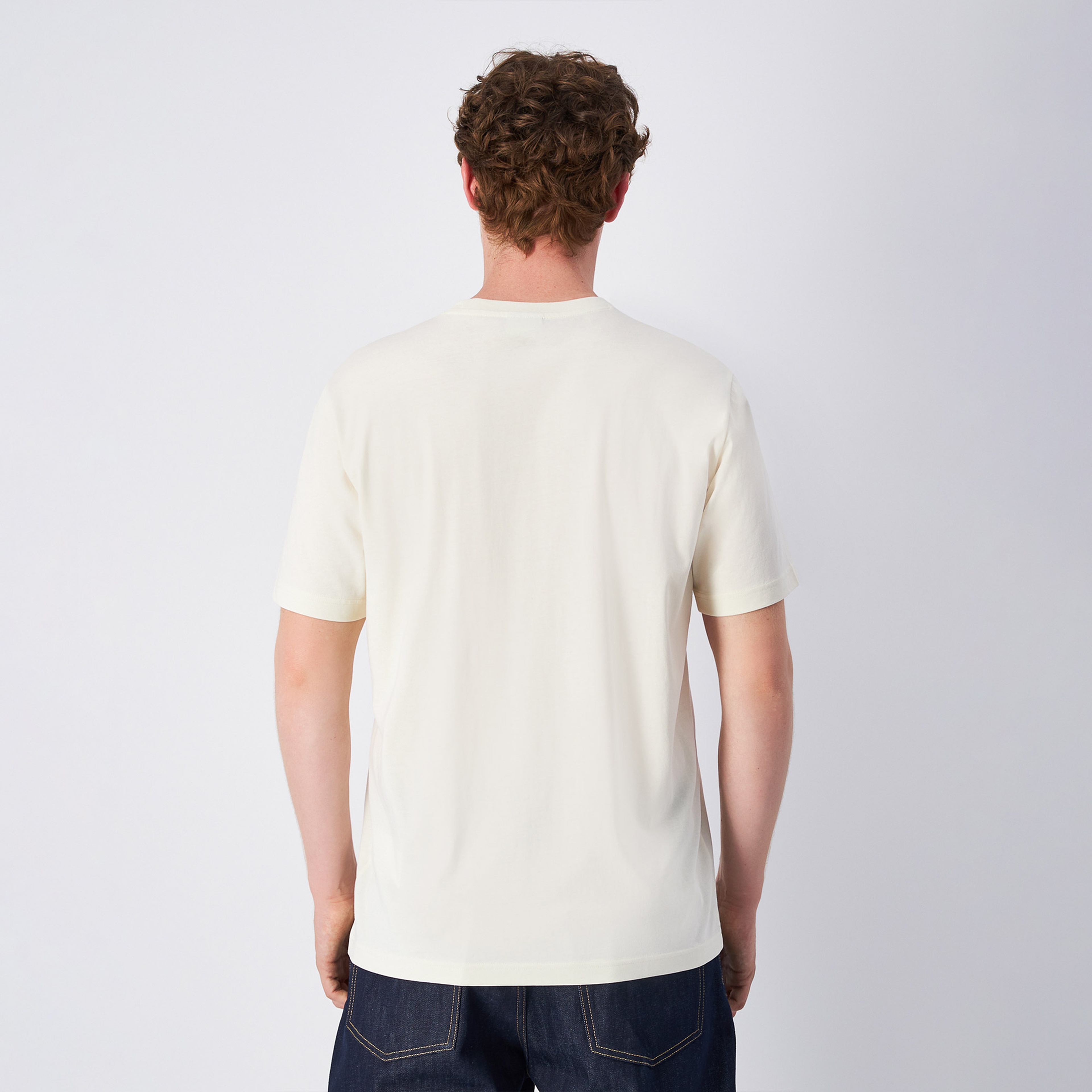 Champion SS Erkek Krem T-Shirt