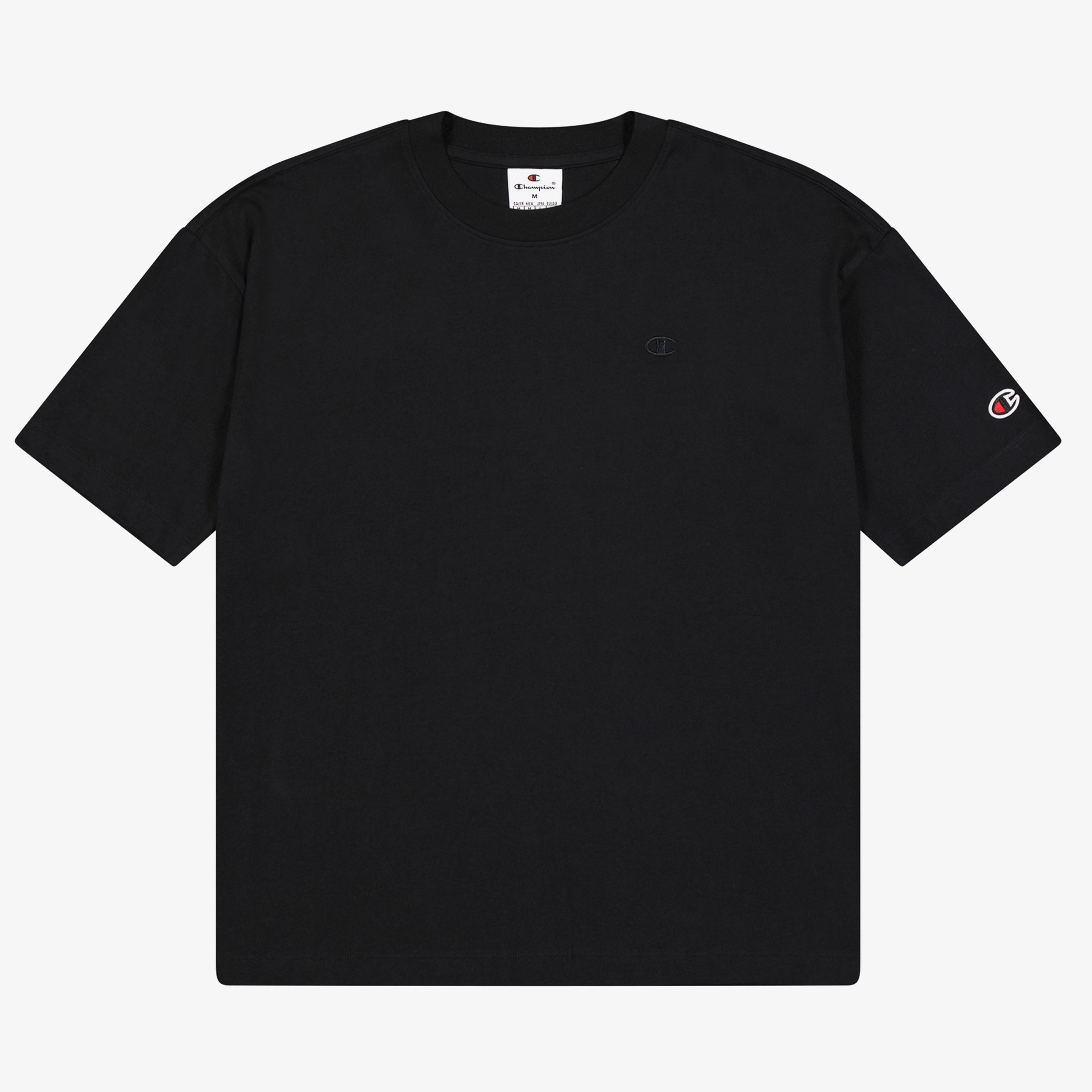 Champion Crewneck SS Kadın Siyah T-Shirt