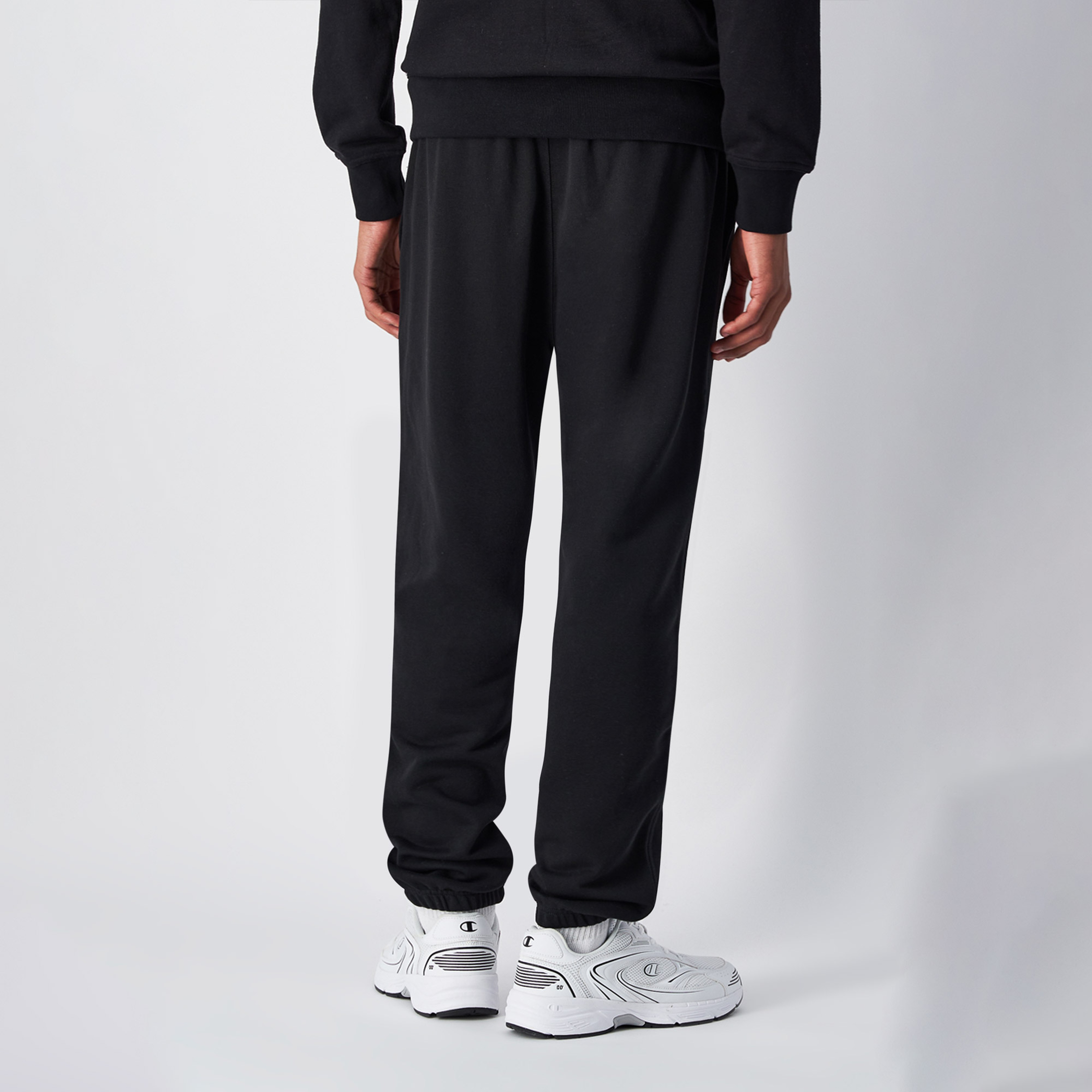 Champion Elastic Cuffs Erkek Siyah Eşofman Altı