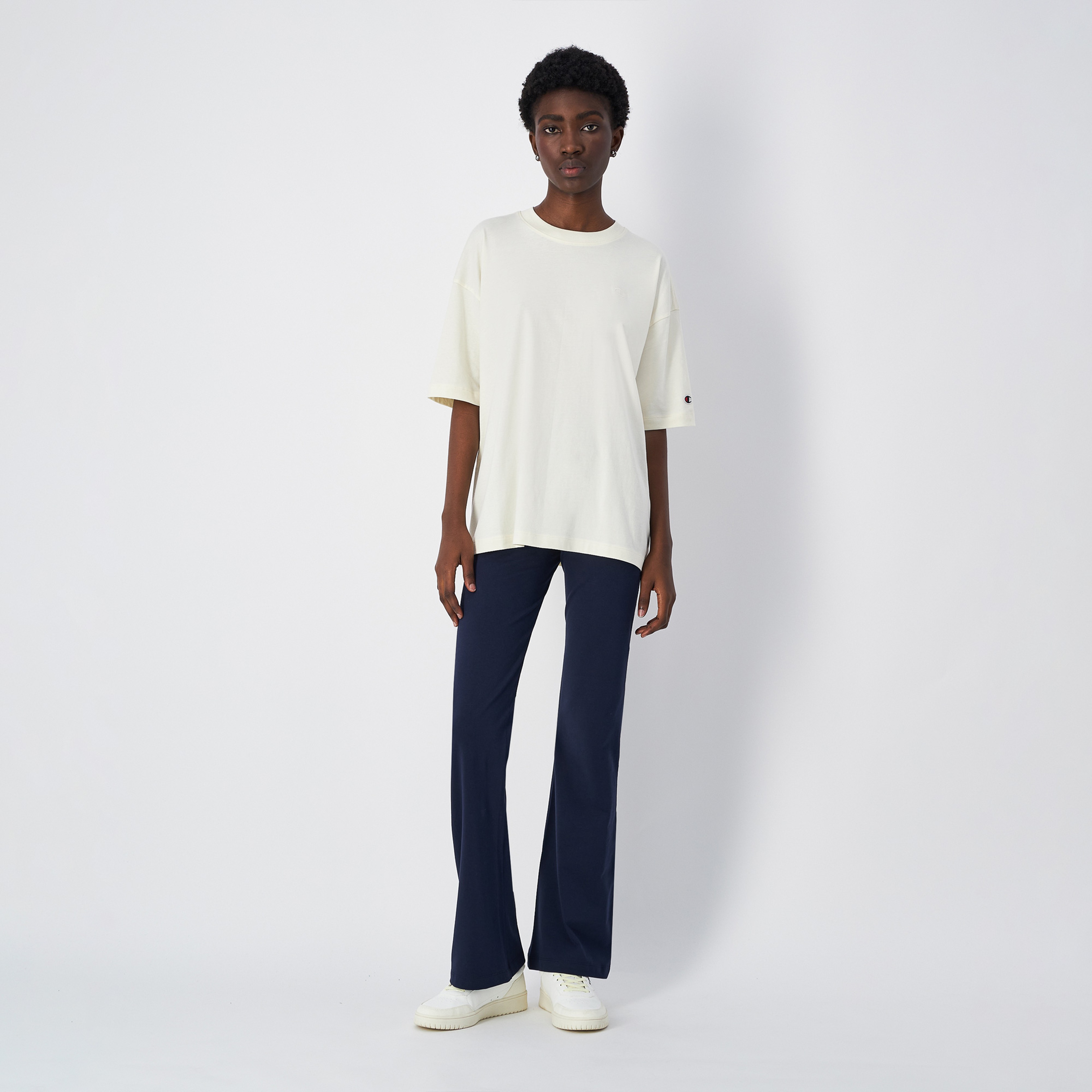 Champion SS Kadın Beyaz T-Shirt