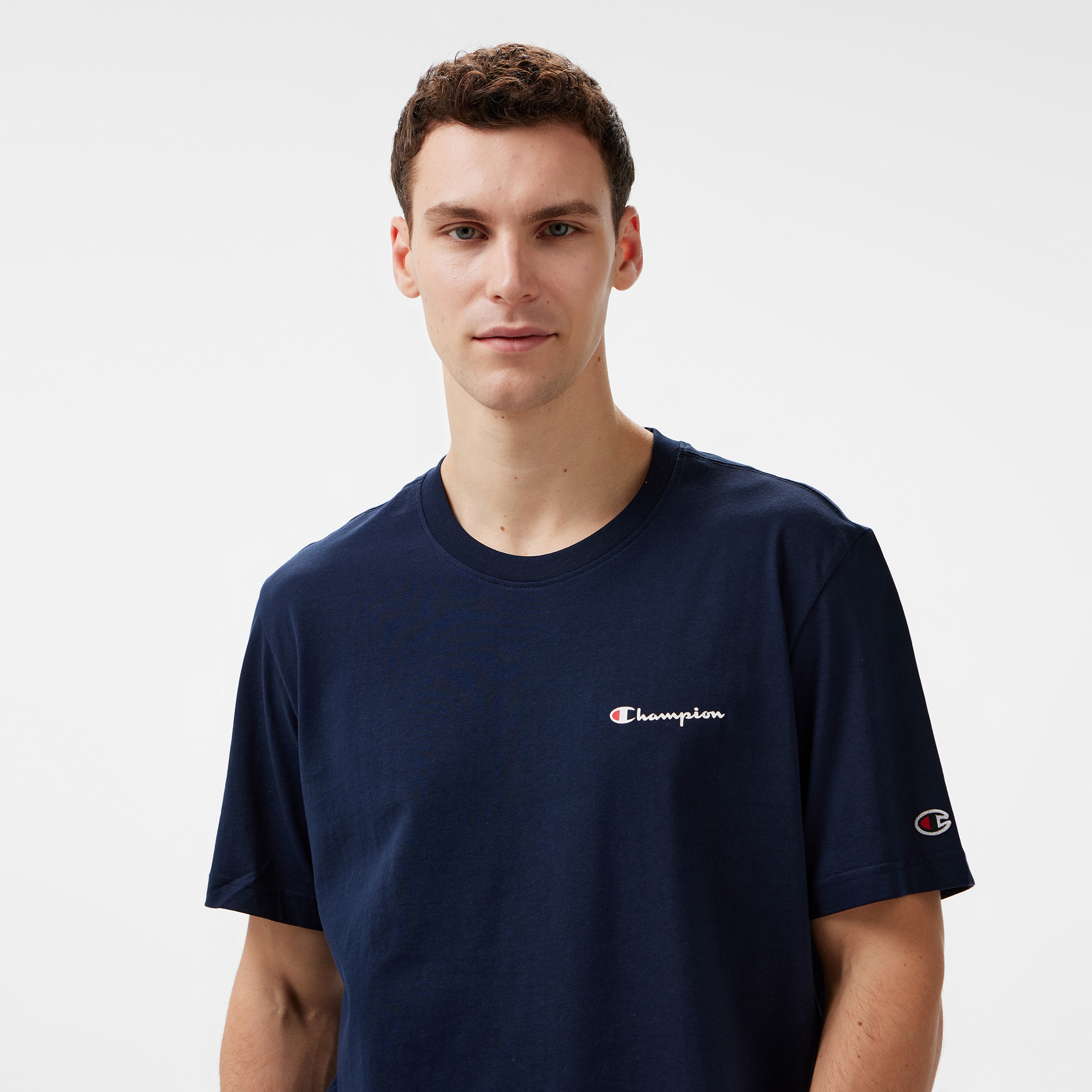 Champion Icons SS Erkek Lacivert T-Shirt