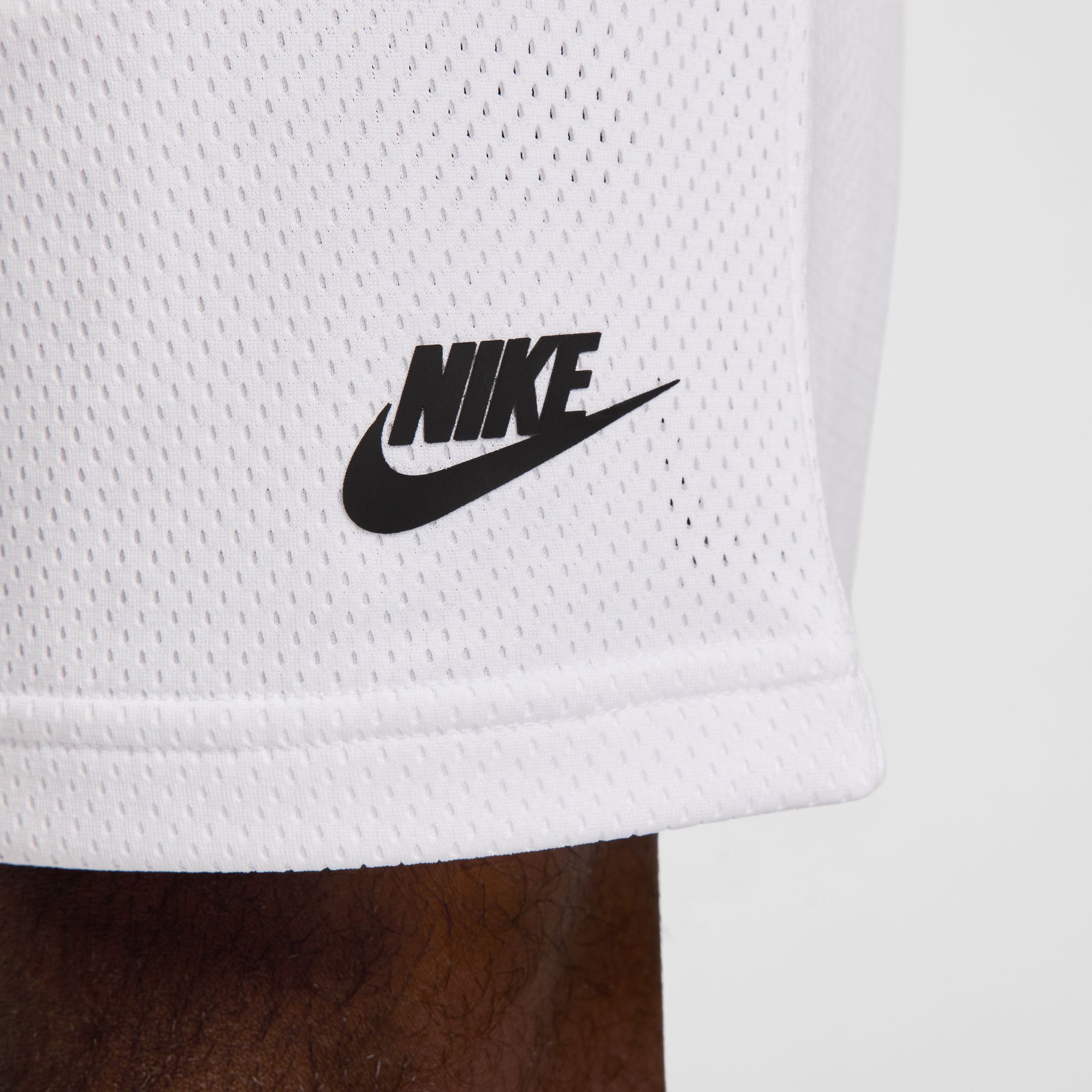Nike Sportswear Mesh Erkek Beyaz Şort