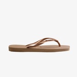 Havaianas Slim Square Metallic Logo Kadın Sarı Terlik