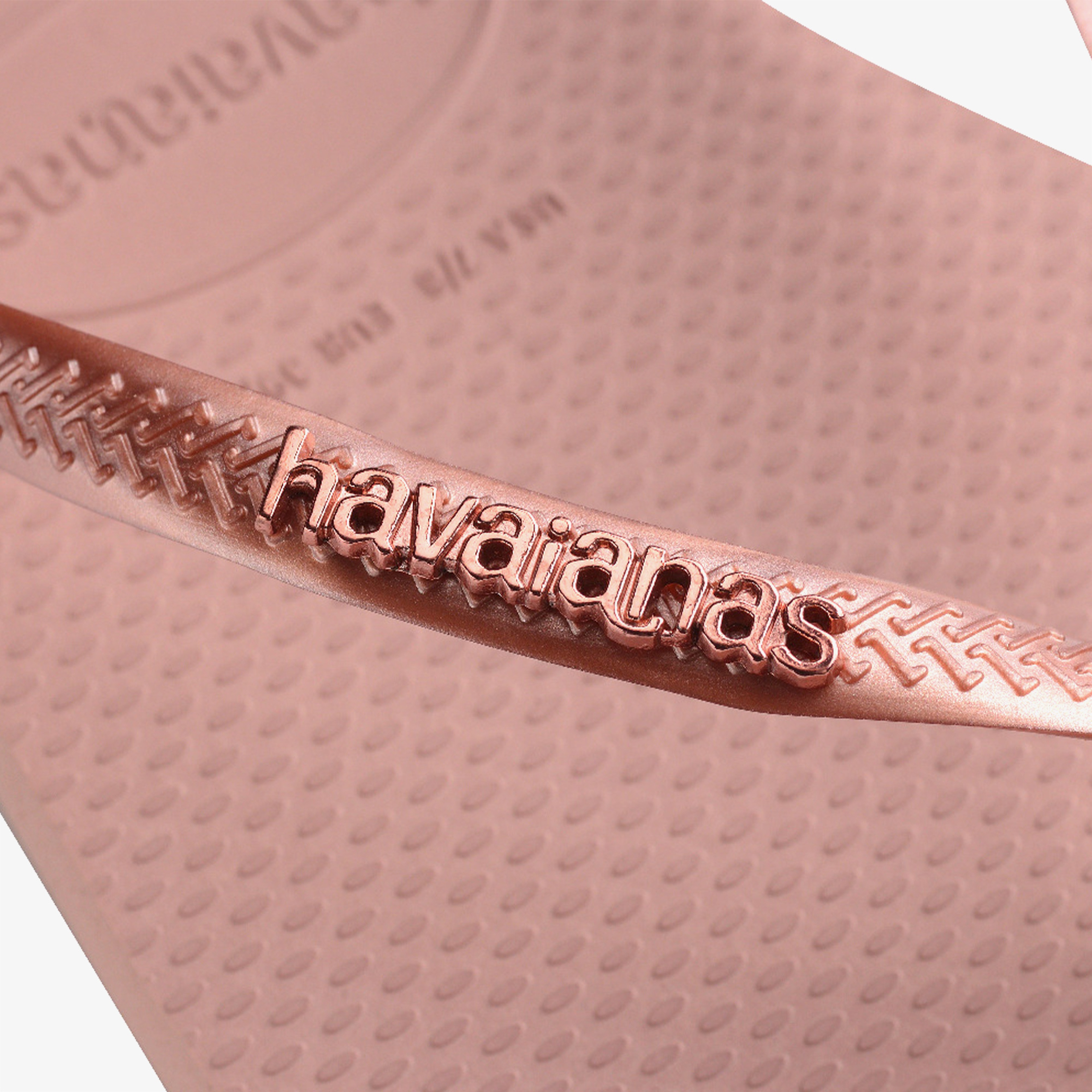 Havaianas Slim Metallic Logo Kadın Pembe Terlik