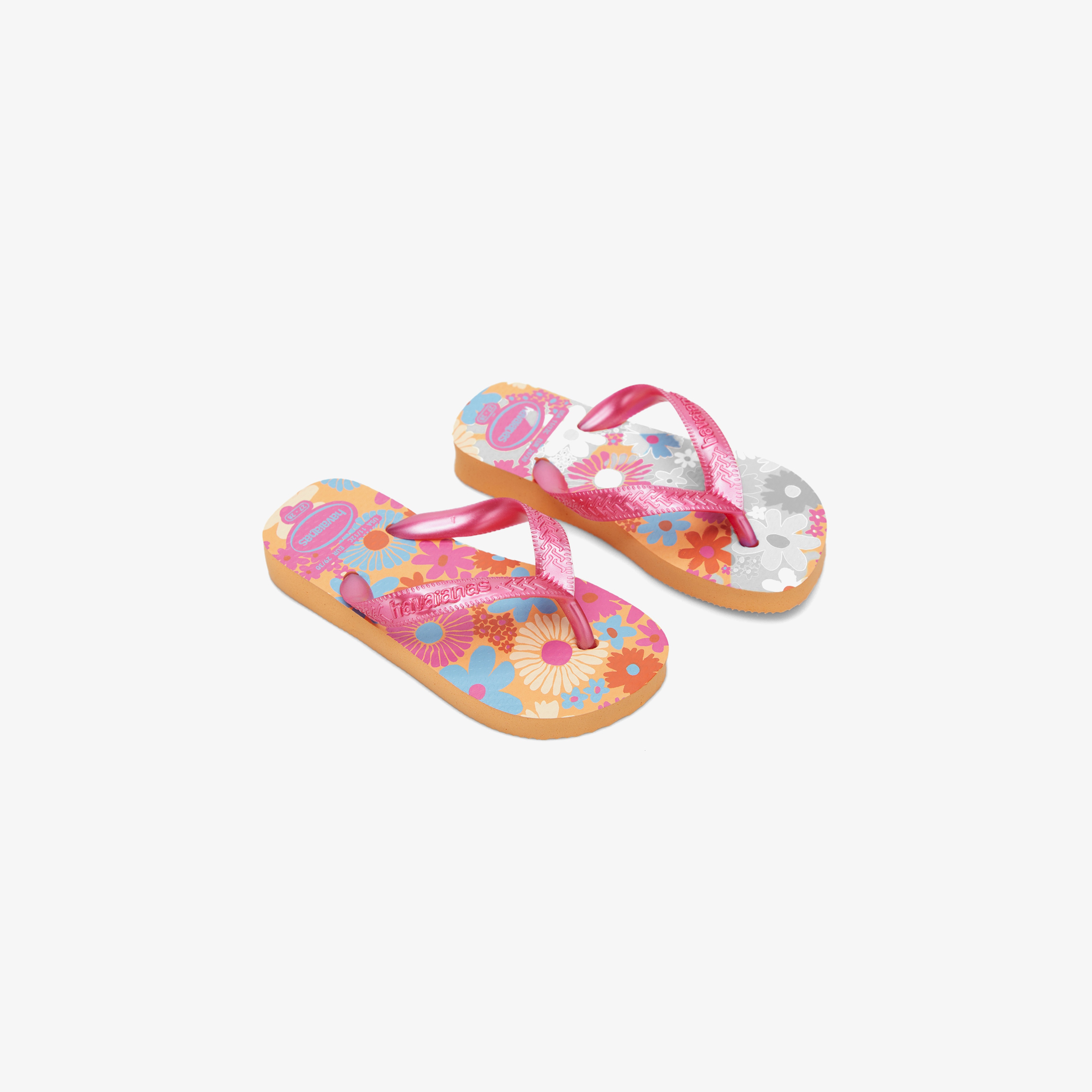 Havaianas Top Flores Çocuk Turuncu Terlik