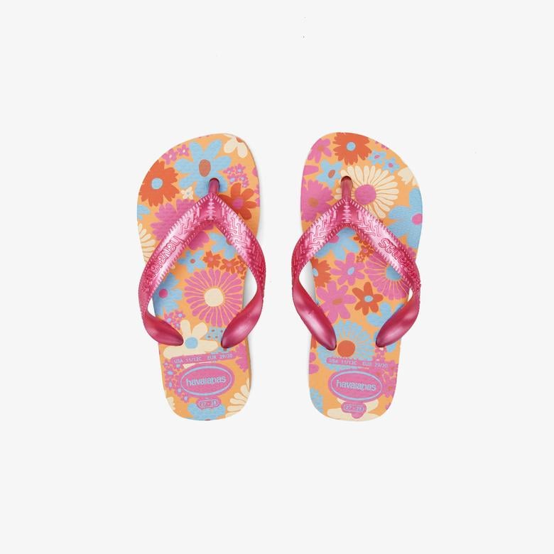 Havaianas Top Flores Çocuk Turuncu Terlik