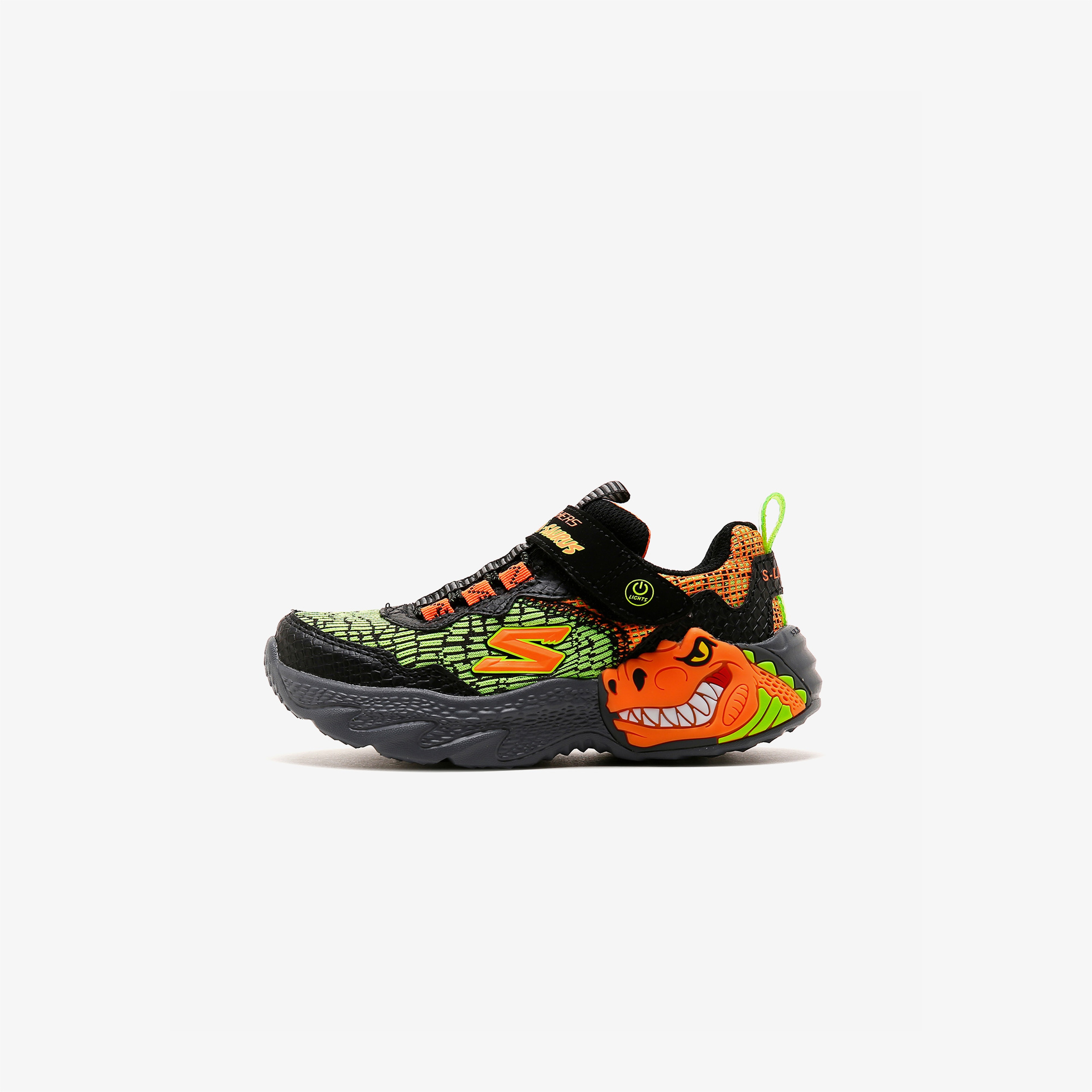 Skechers Dino Lights Çocuk Siyah Işıklı Spor Ayakkabı