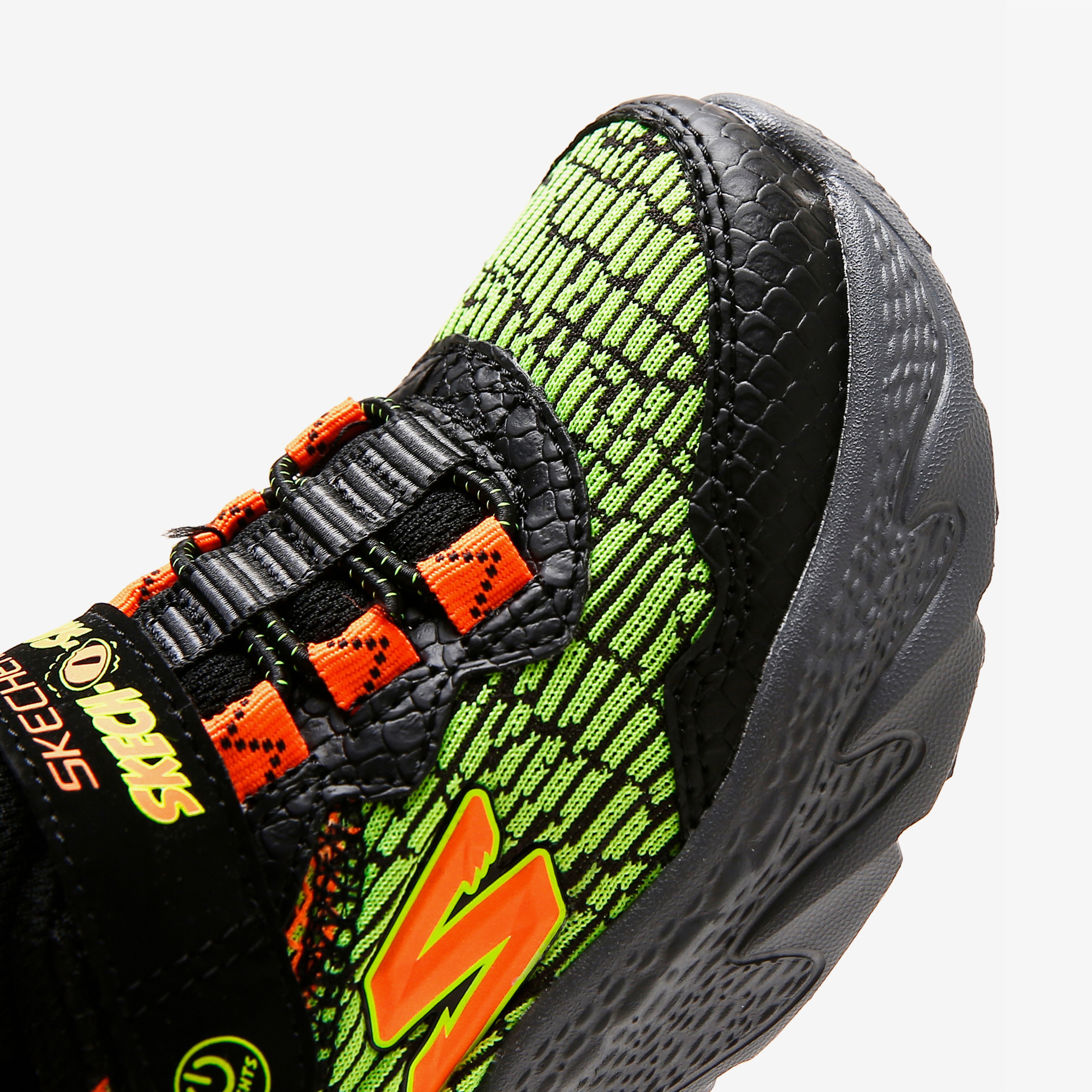 Skechers Dino Lights Çocuk Siyah Işıklı Spor Ayakkabı