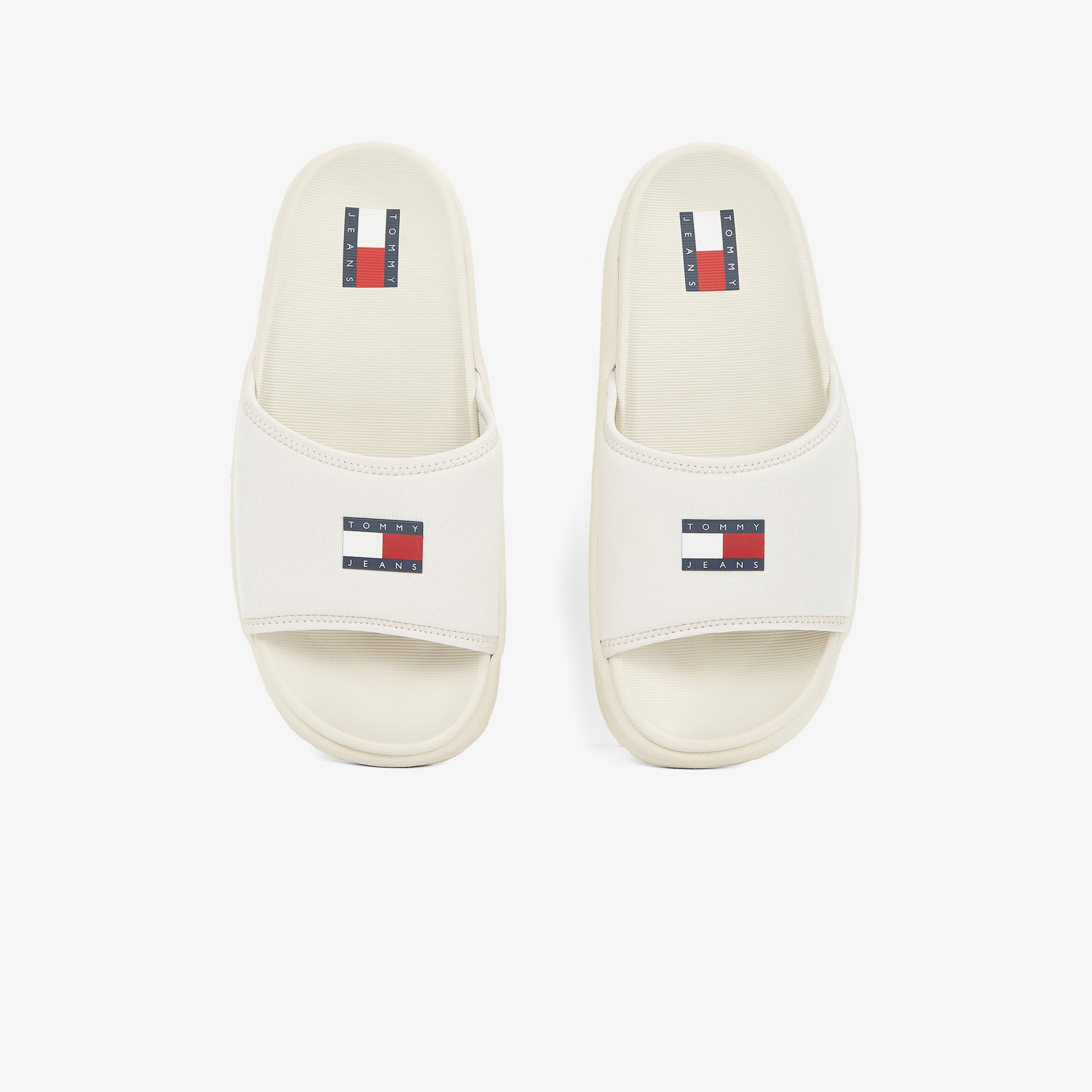 Tommy Hilfiger Comfy Pool Kadın Bej Terlik