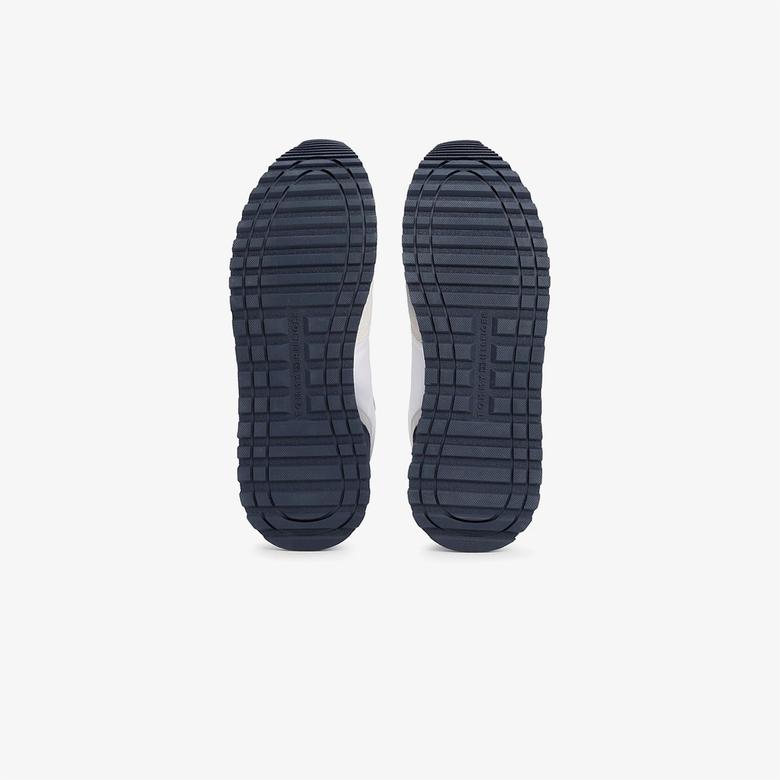 Tommy Hilfiger Suede Logo Erkek Beyaz Sneaker