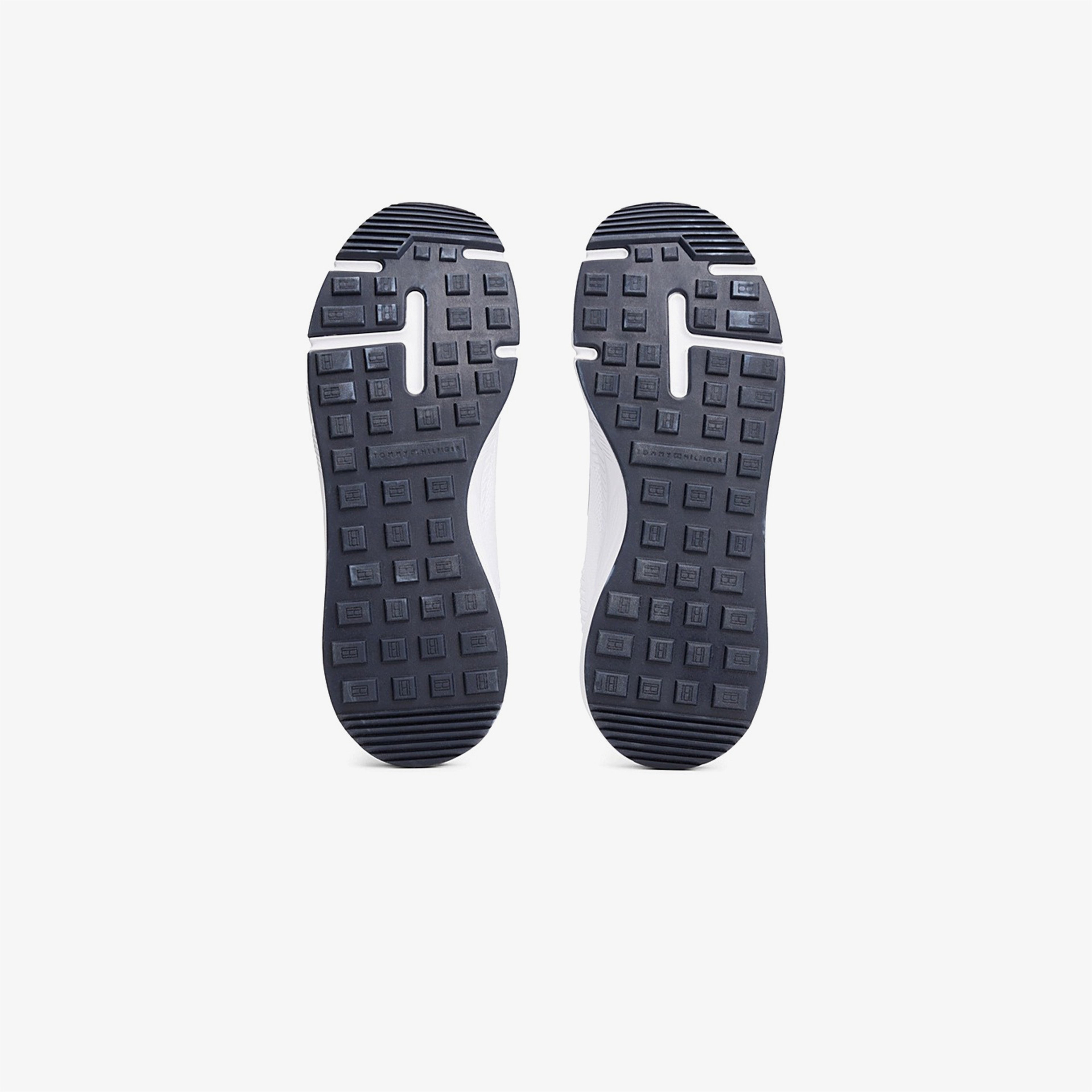 Tommy Hilfiger Lightweight Rwb Knit Erkek Beyaz Sneaker