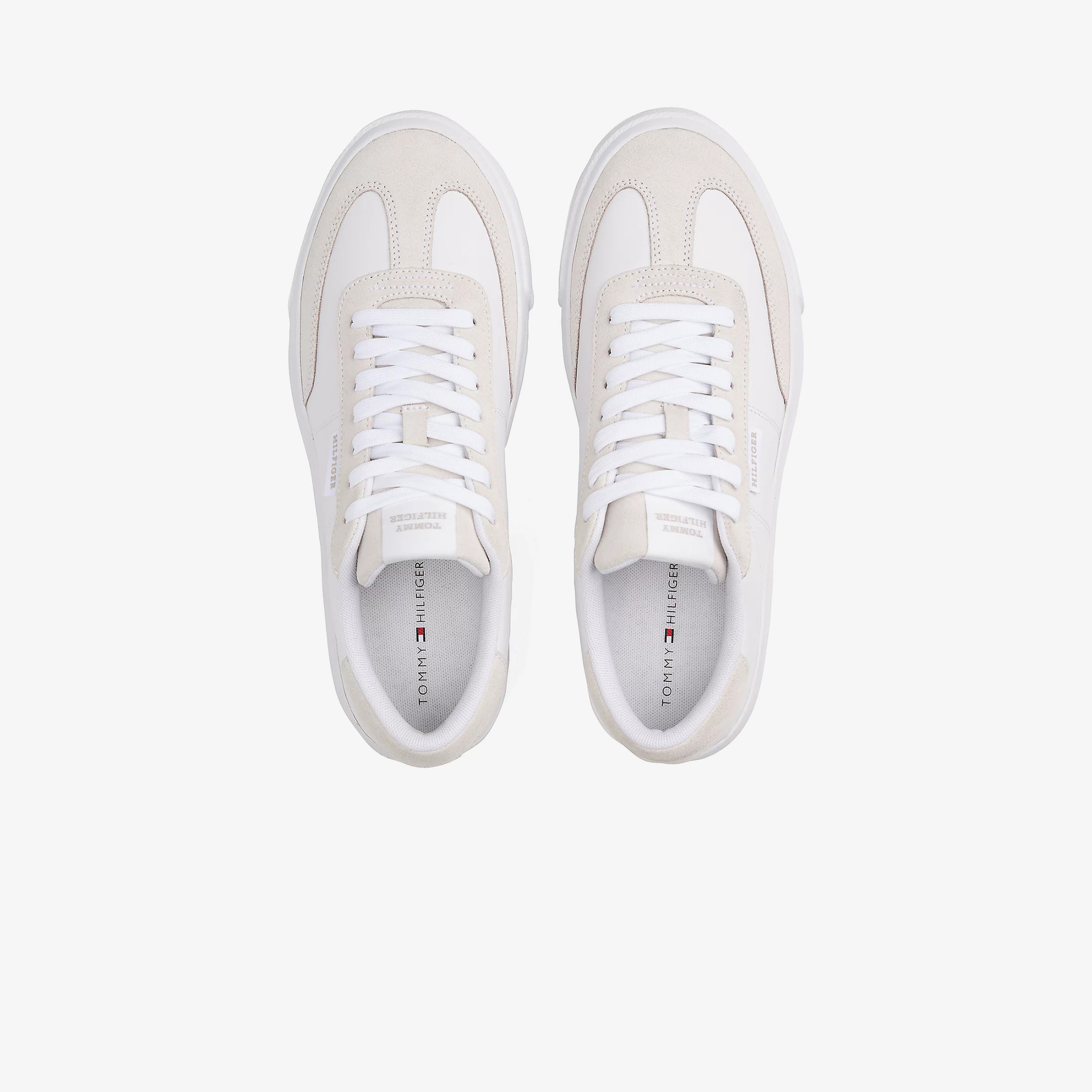 Tommy Hilfiger Cupset Leather Summer Erkek Beyaz Sneaker