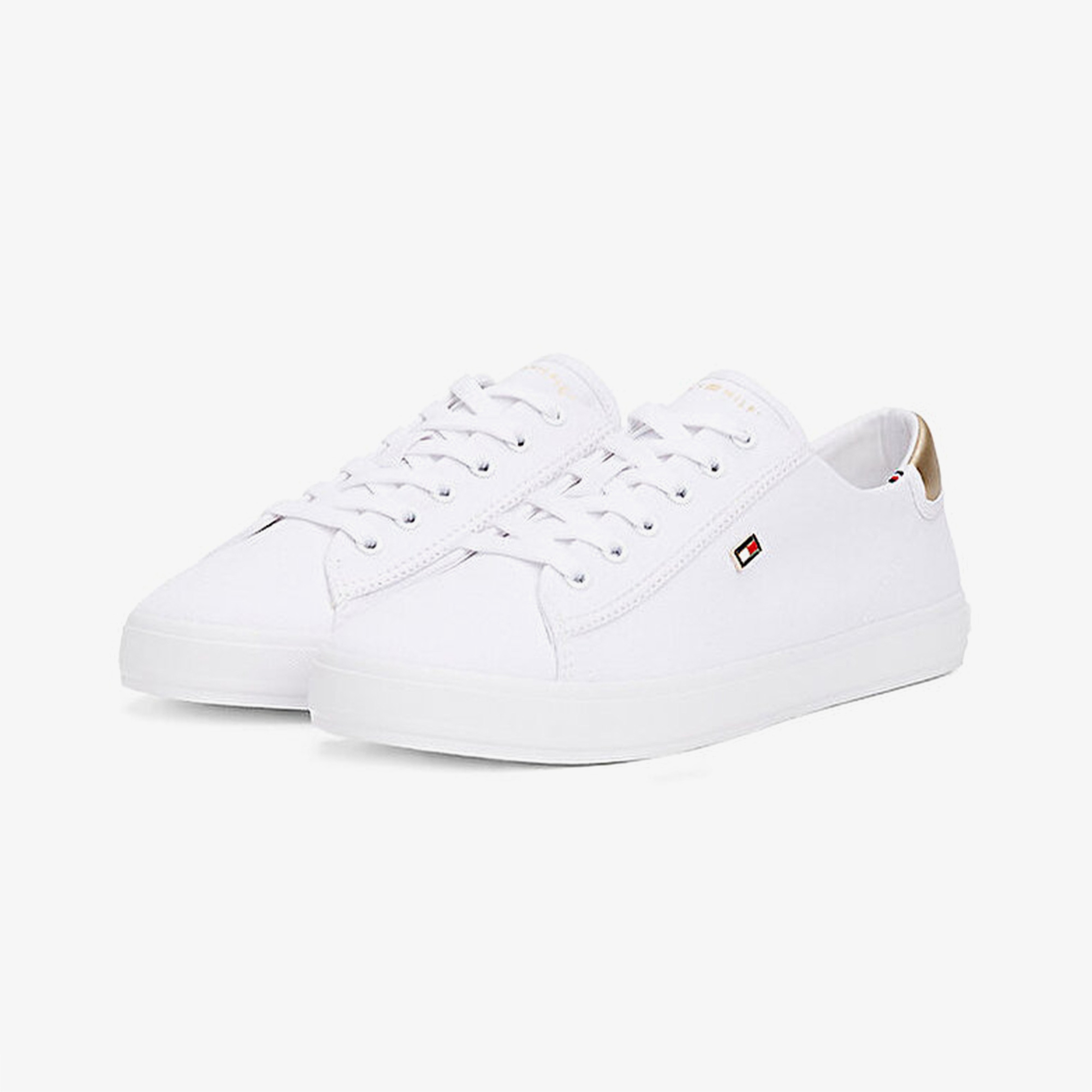 Tommy Hilfiger Vulc Lace Up Kadın Beyaz Sneaker