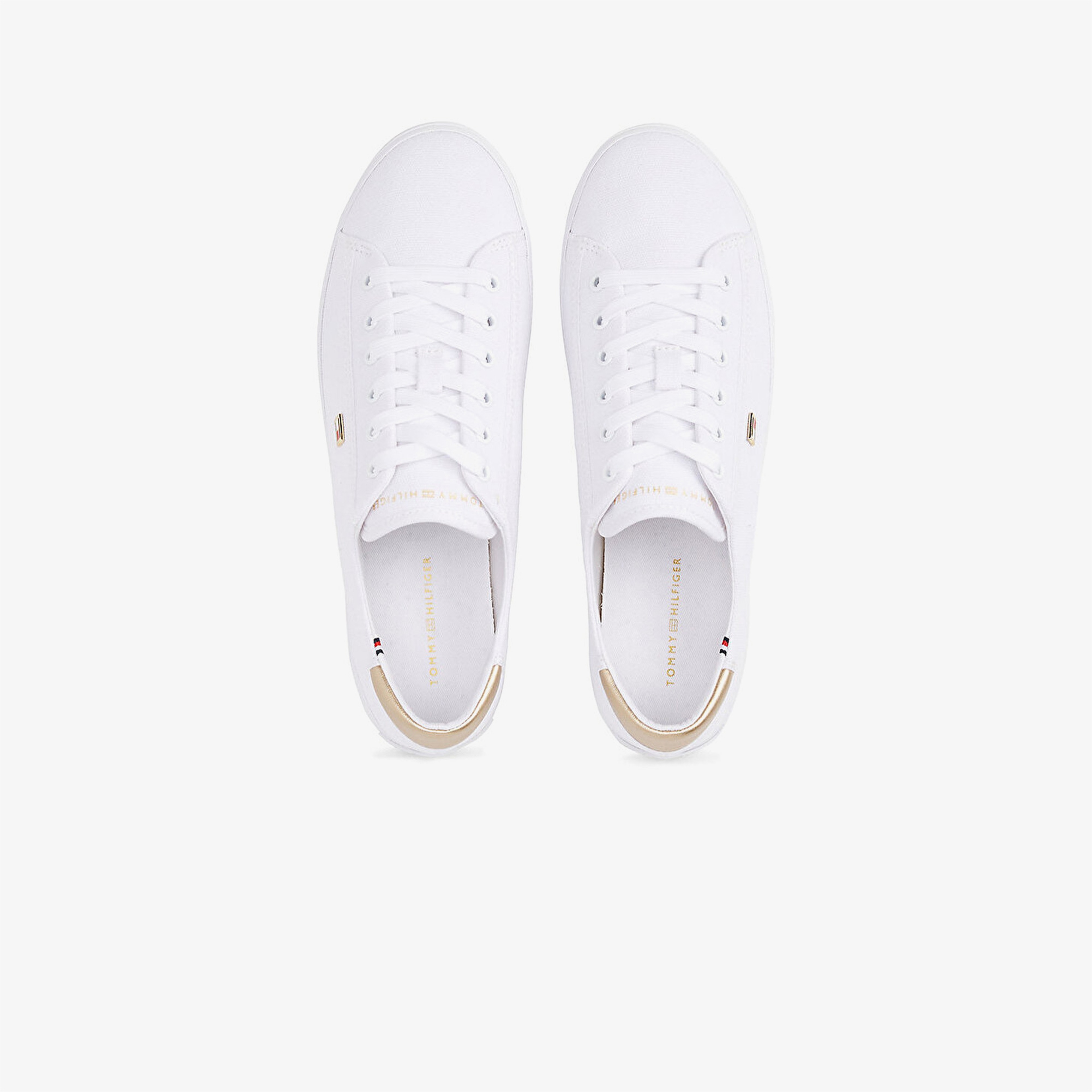 Tommy Hilfiger Vulc Lace Up Kadın Beyaz Sneaker