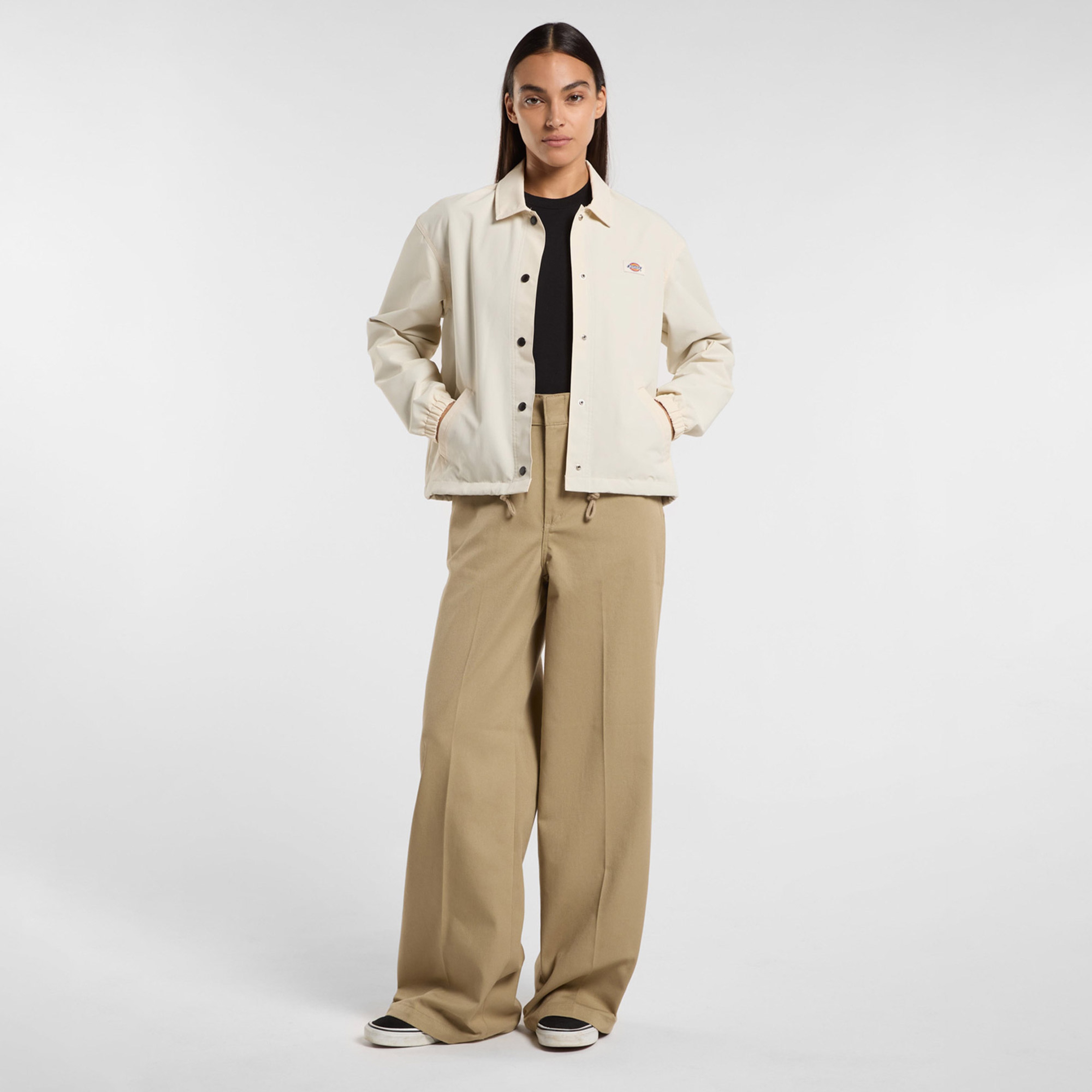 Dickies Oakport Cropped Kadın Bej Ceket