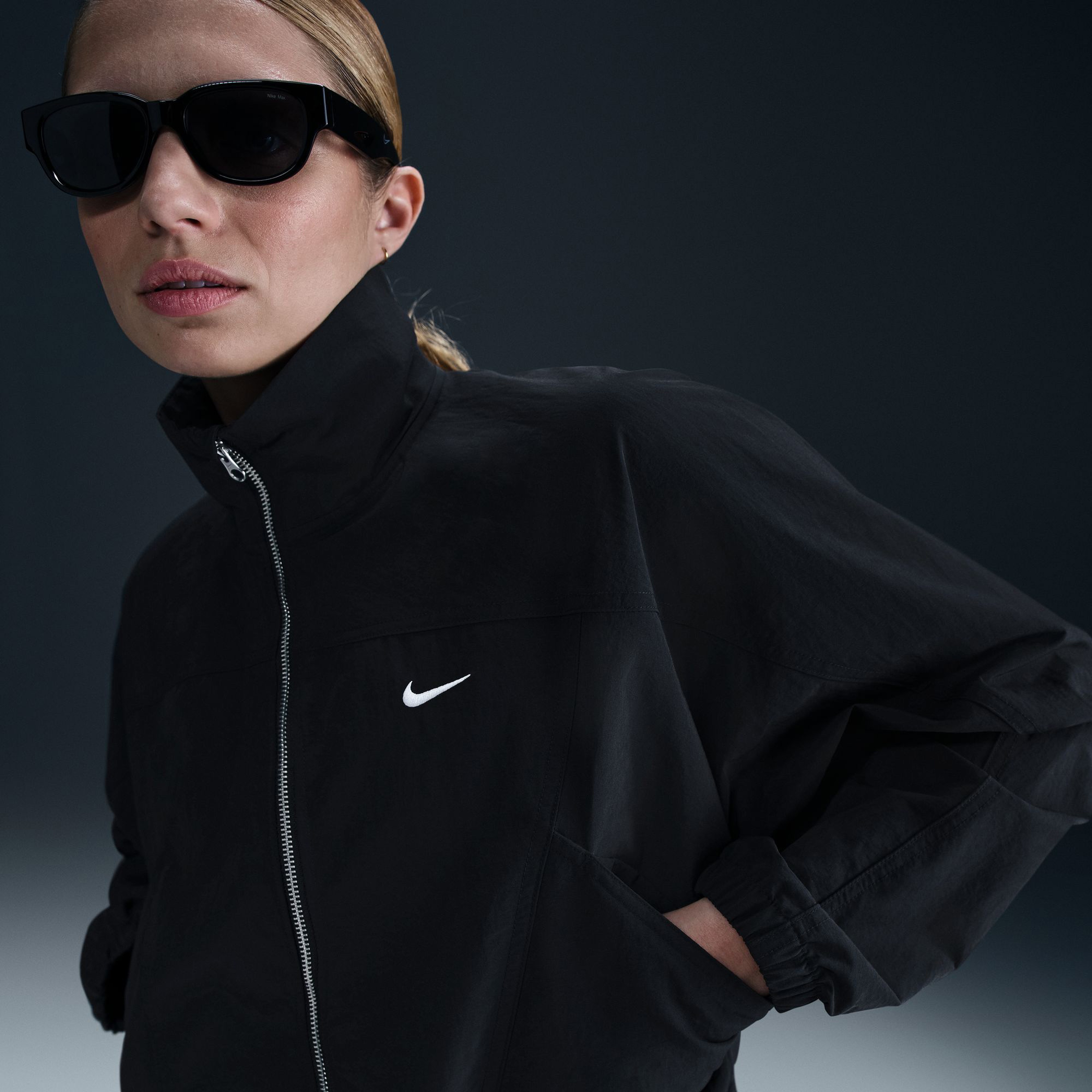 Nike Sportswear Classic Everything Kadın Siyah Ceket