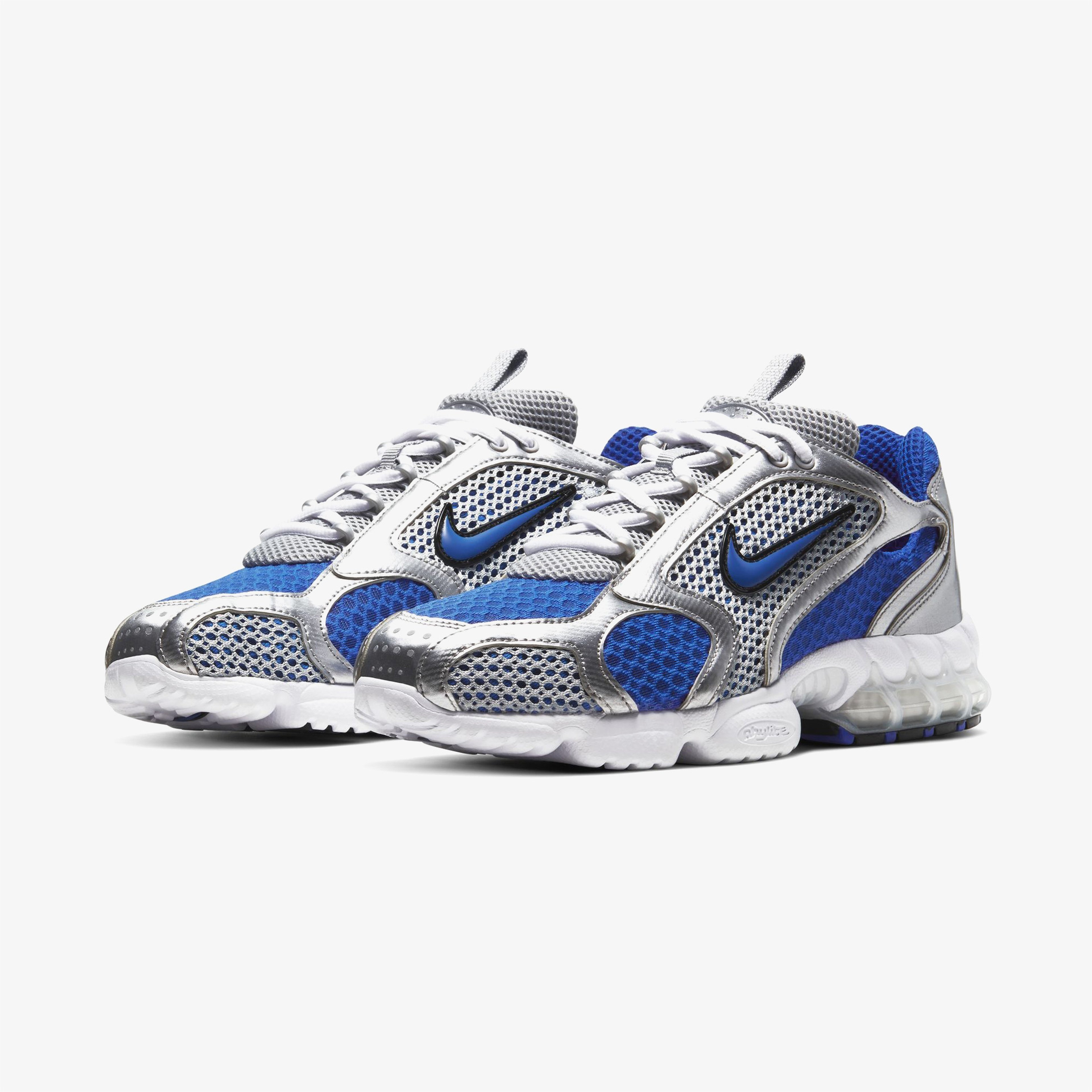 Nike Air Zoom Spiridon Cage Erkek Gri/Mavi Spor Ayakkabı