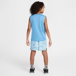 Nike Dri-Fit Rhythm Printed Çocuk Mavi Şort Takımı