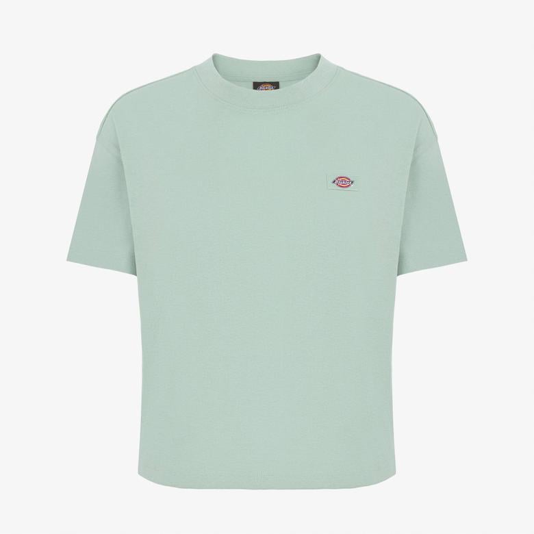 Dickies Oakport Lightweight Cropped Kadın Mavi T-Shirt