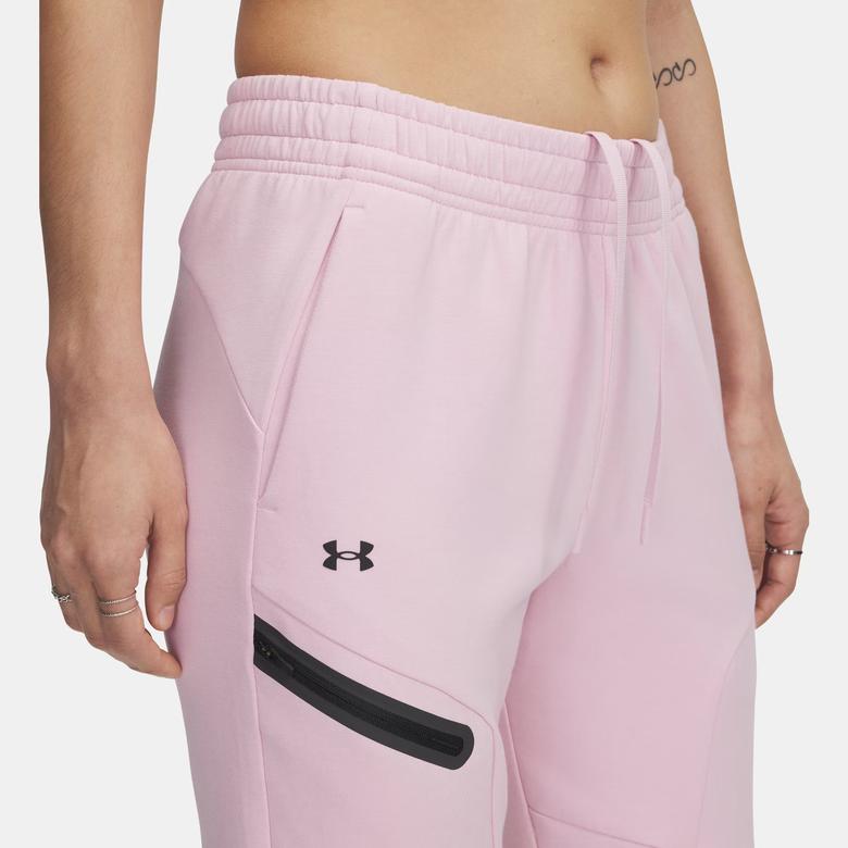 Under Armour Unstoppable Fleece Kadın Pembe Eşofman Altı