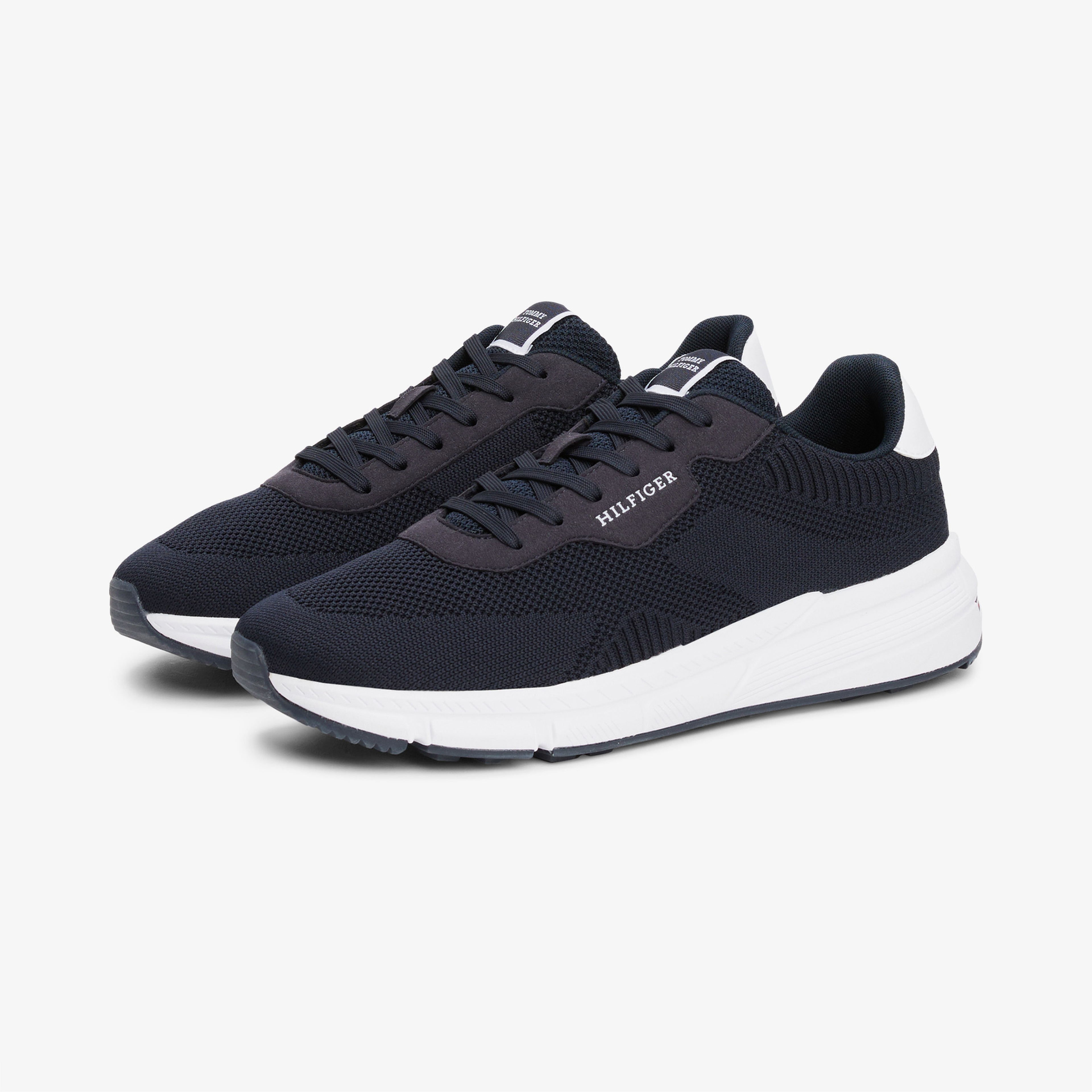 Tommy Hilfiger Lightweight Knit Rwb Erkek Lacivert Spor Ayakkabı