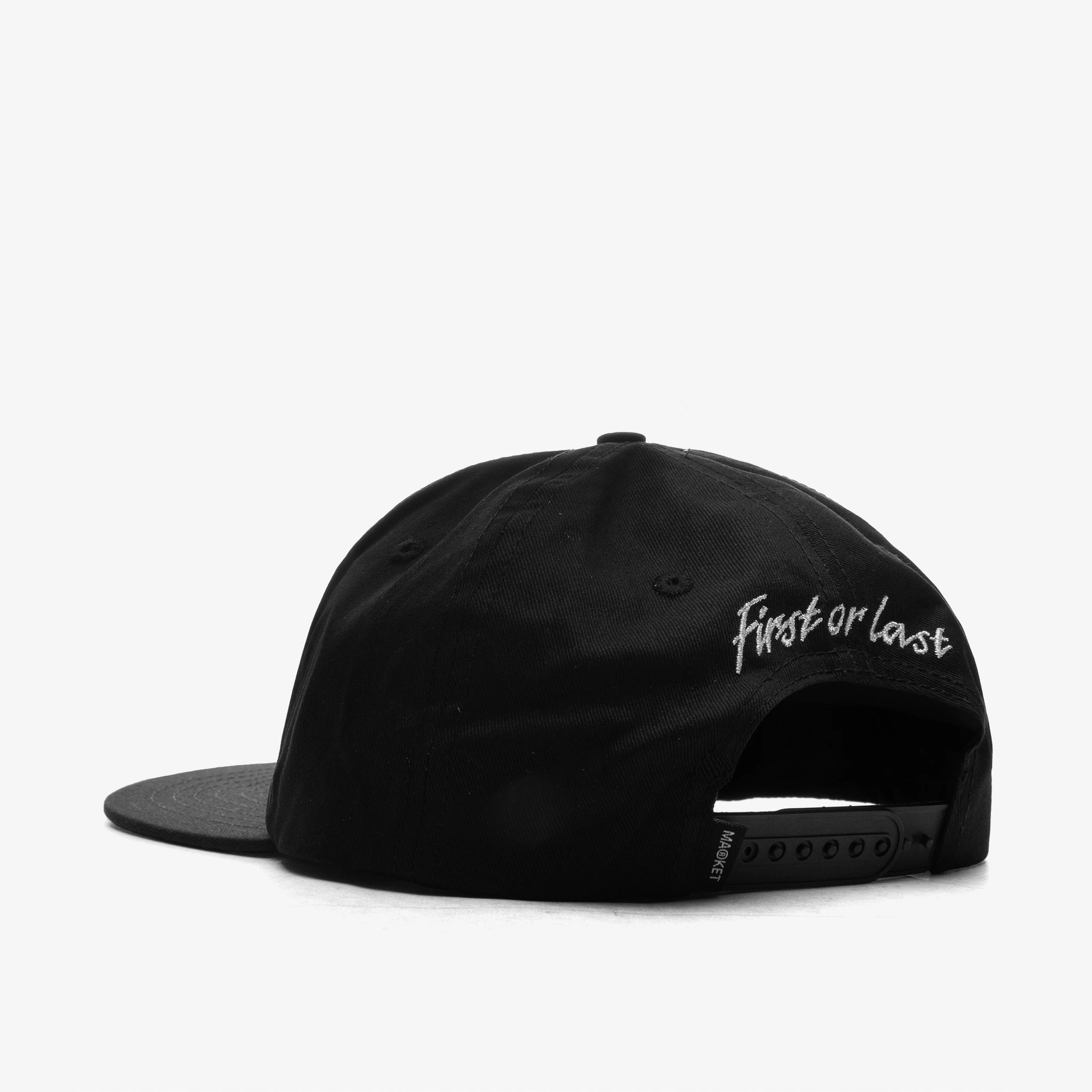 Market First or Last Unisex Siyah Şapka