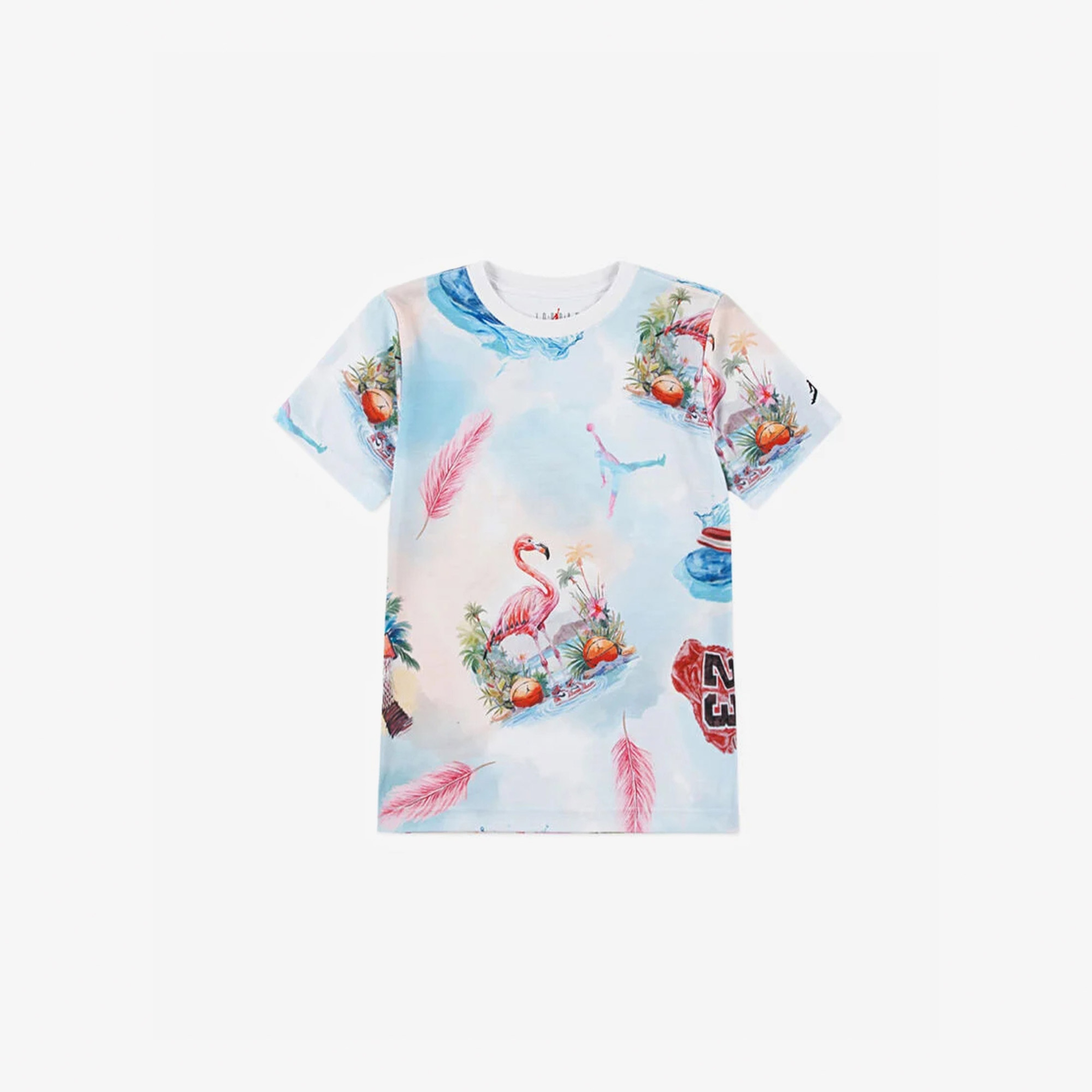 Jordan Flamingo Aop Çocuk Beyaz T-Shirt