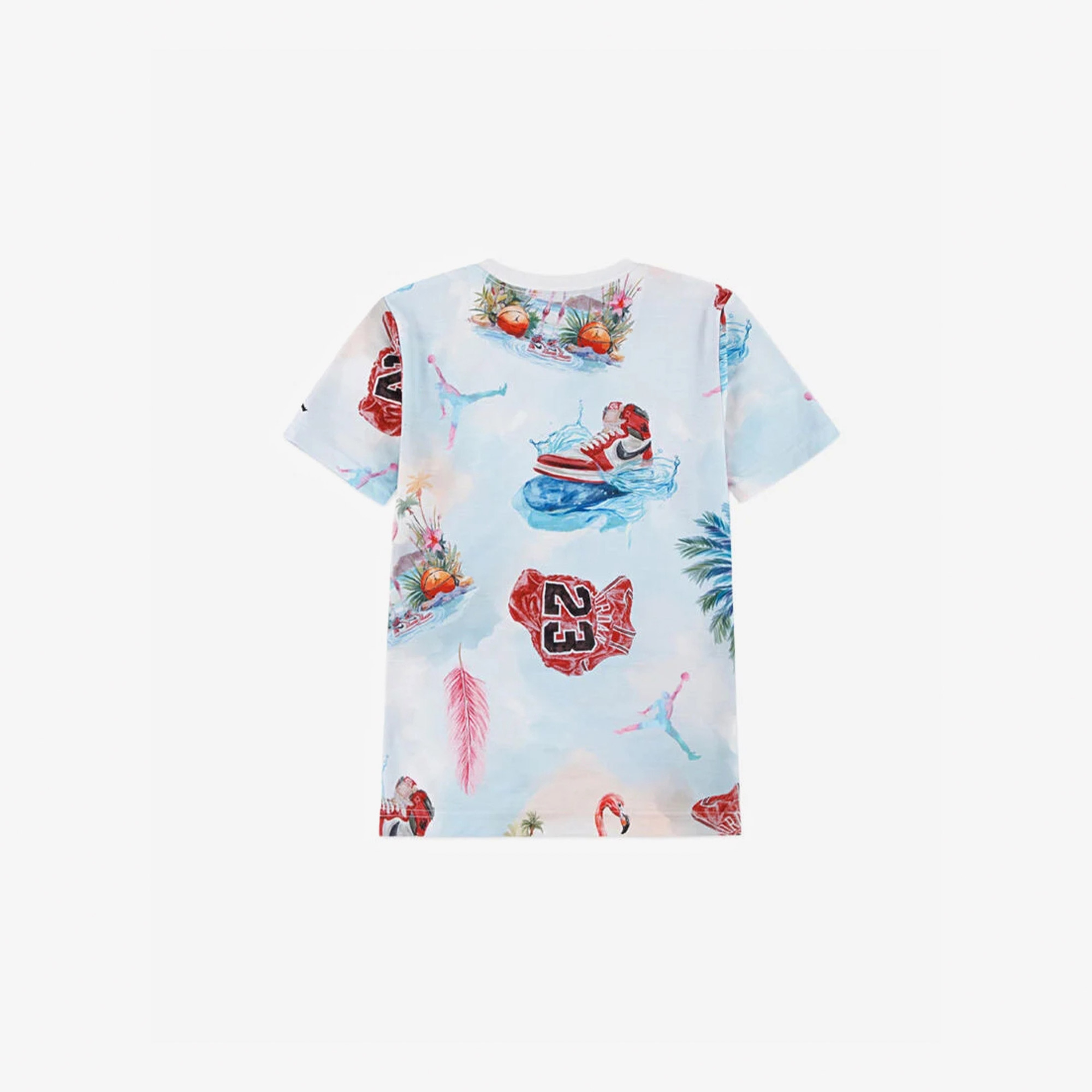 Jordan Flamingo Aop Çocuk Beyaz T-Shirt