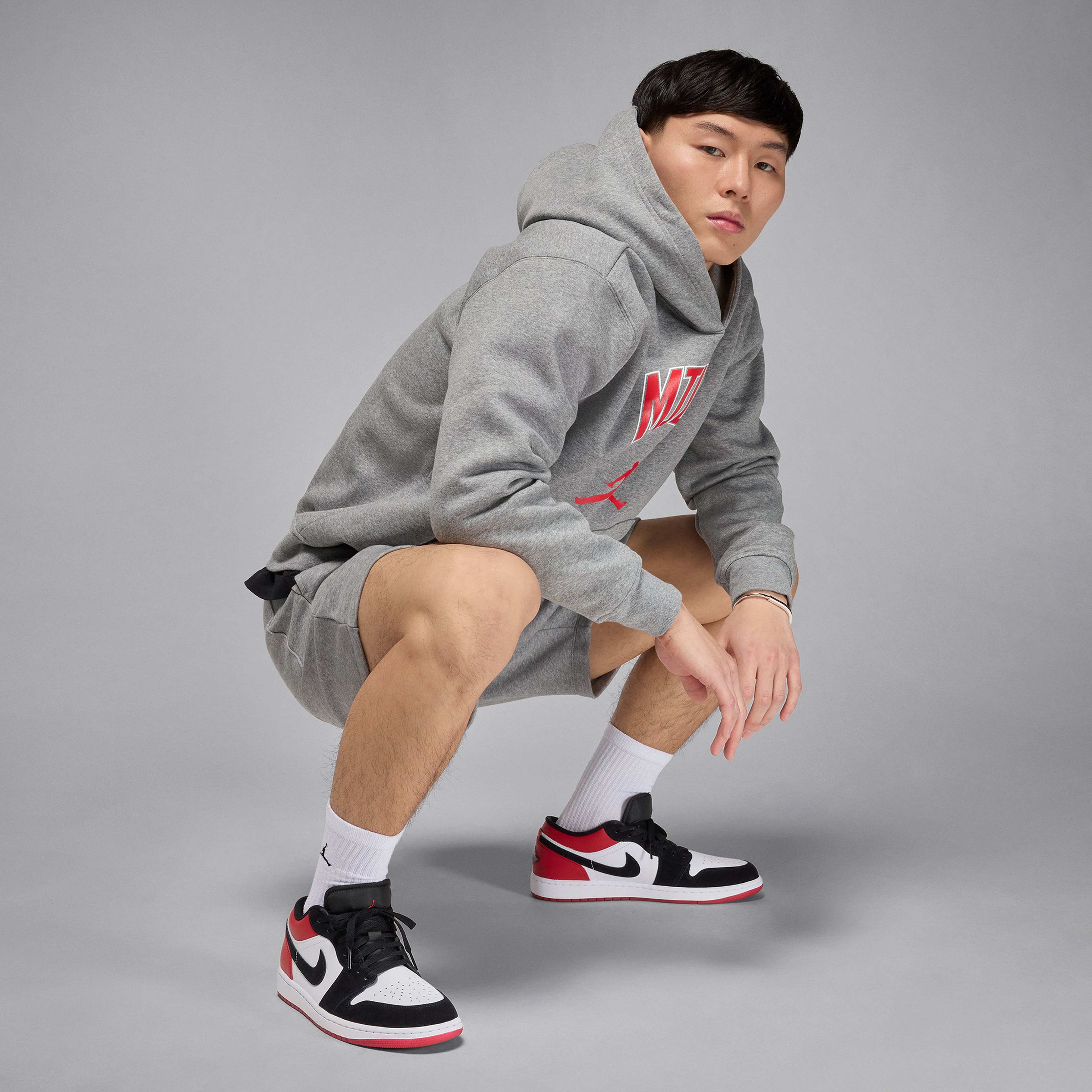 Nike Air Jordan 1 Low SE 'Black Toe' Erkek Beyaz Sneaker