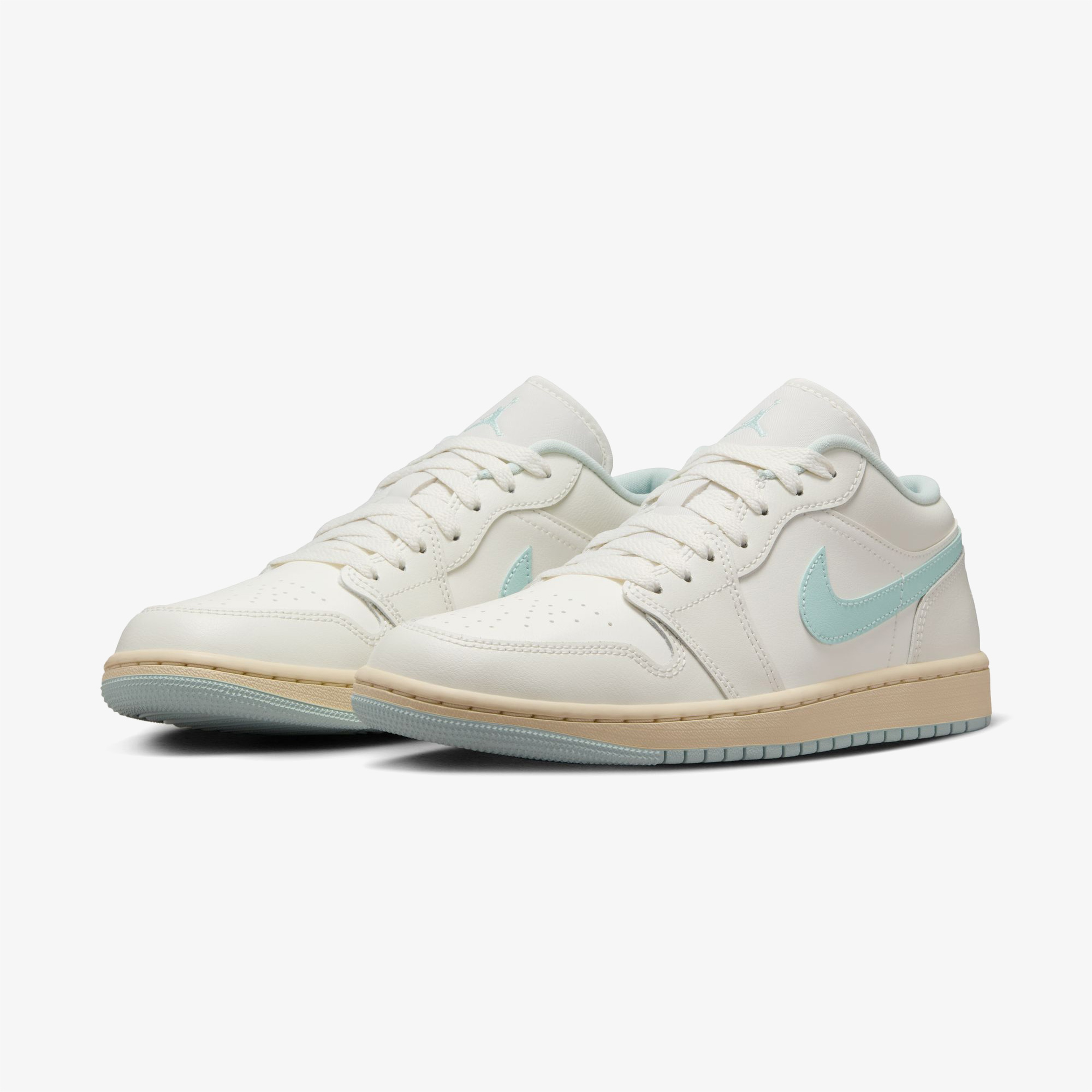 Nike Jordan 1 Low 'Sail Igloo' Kadın Krem Sneaker