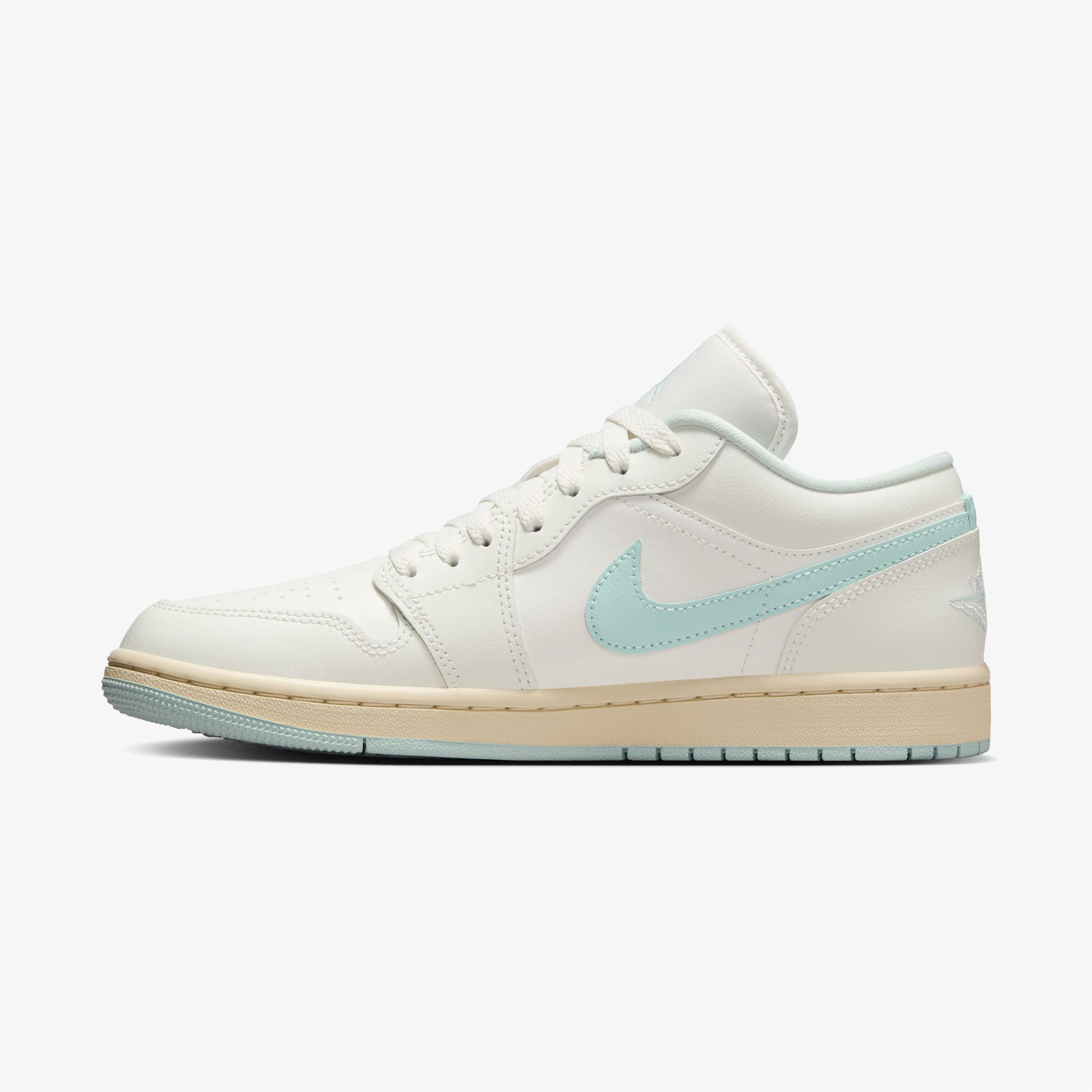 Nike Jordan 1 Low 'Sail Igloo' Kadın Krem Sneaker