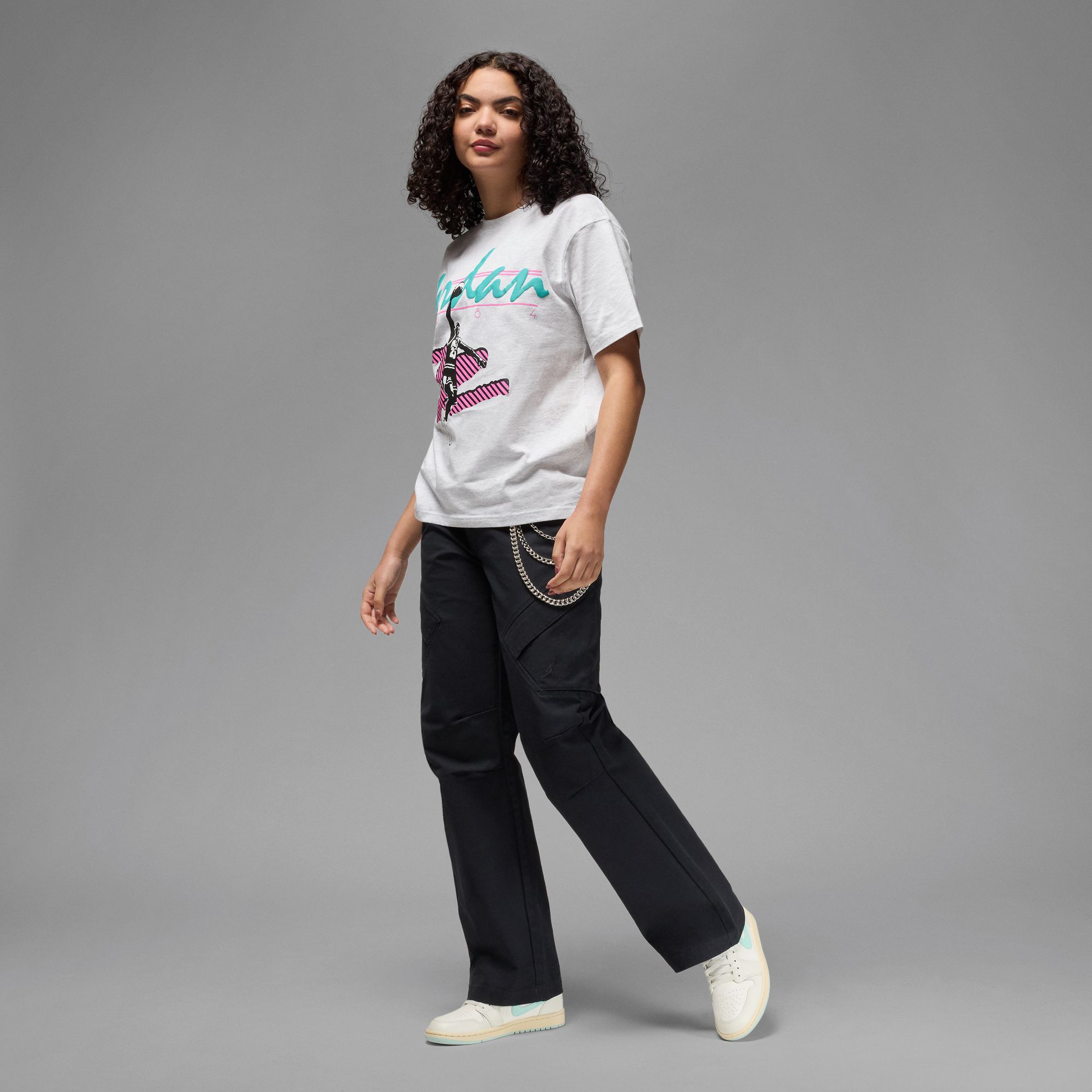 Nike Jordan 1 Low 'Sail Igloo' Kadın Krem Sneaker