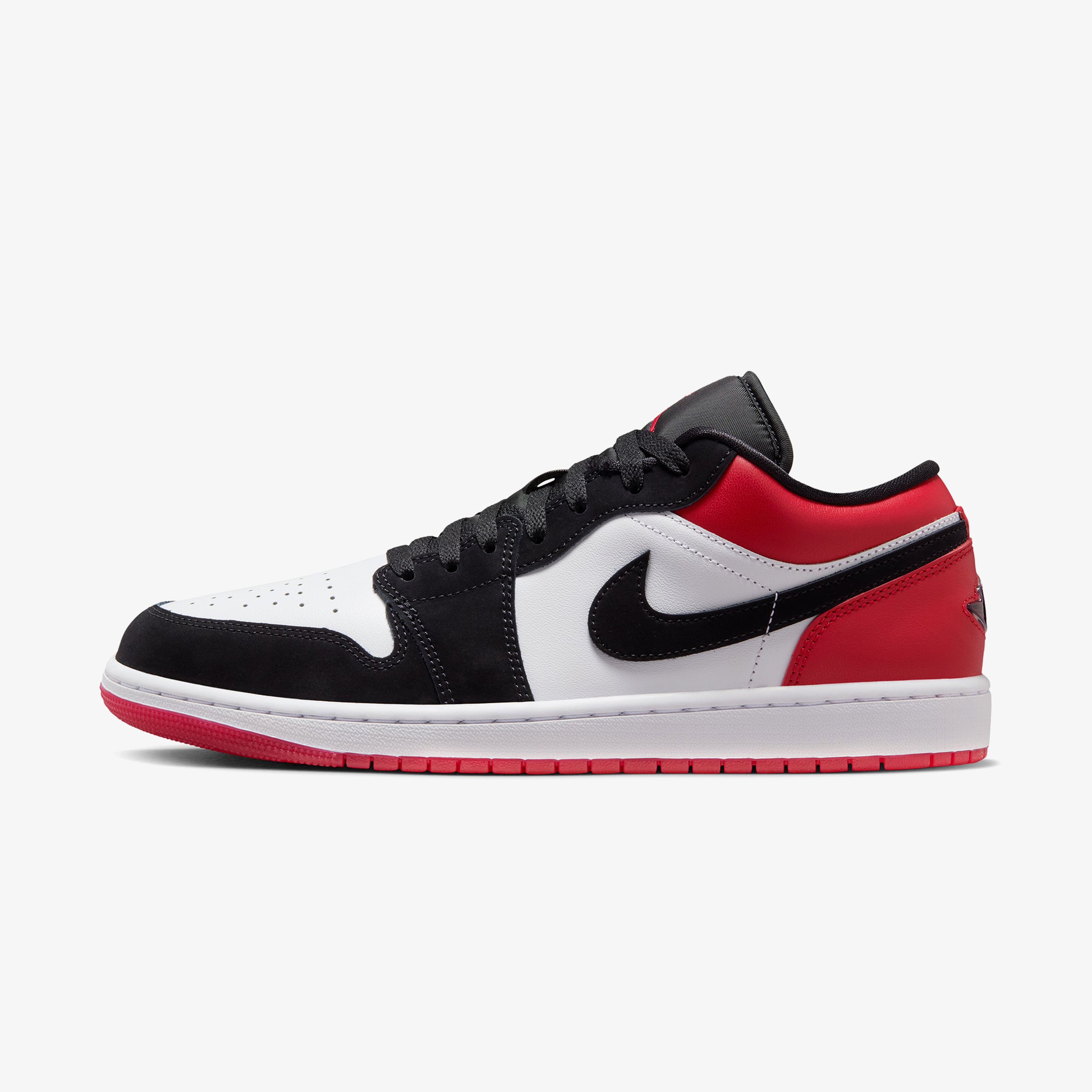 Nike Air Jordan 1 Low SE 'Black Toe' Erkek Beyaz Sneaker