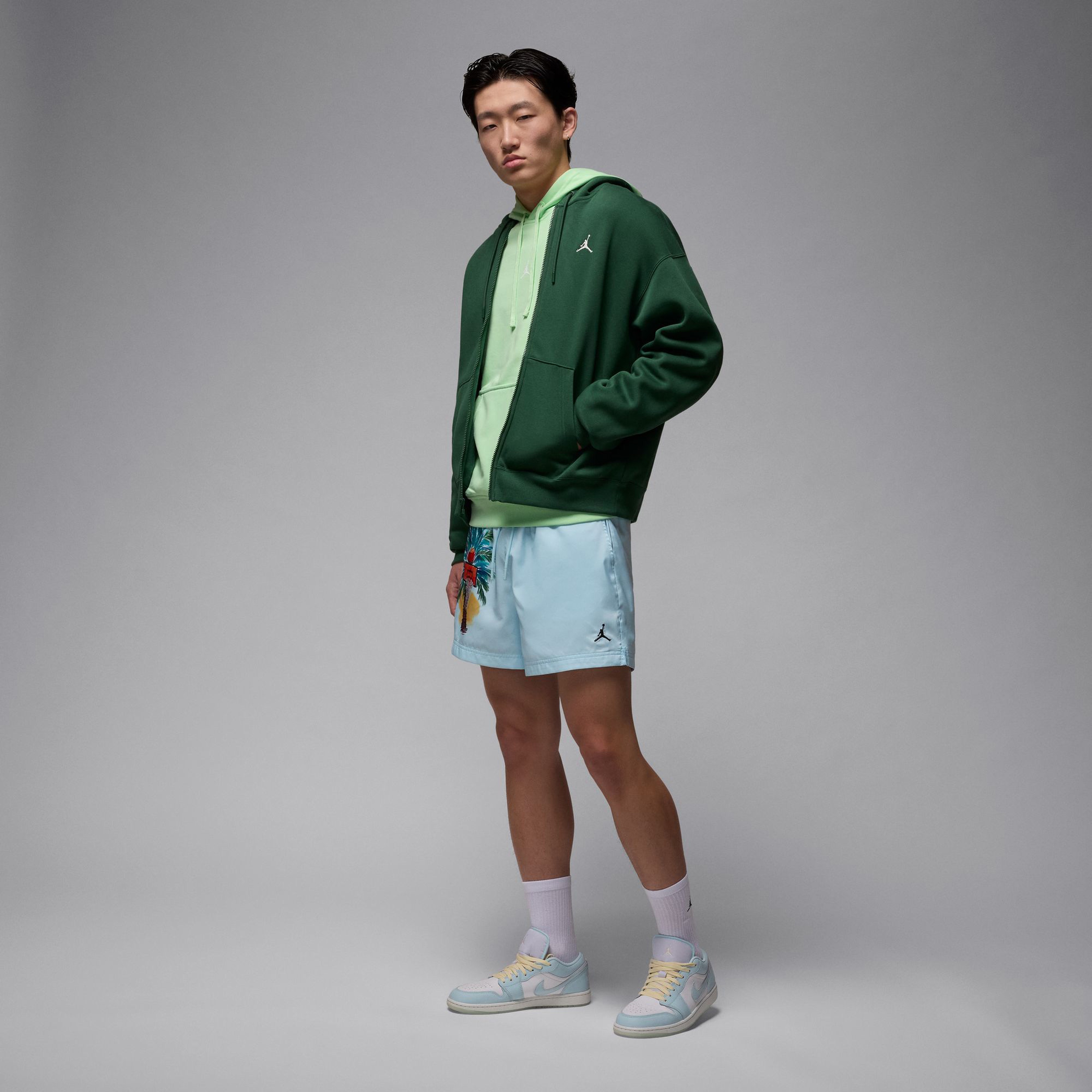 Nike Air Jordan 1 Low SE Erkek Mavi Sneaker