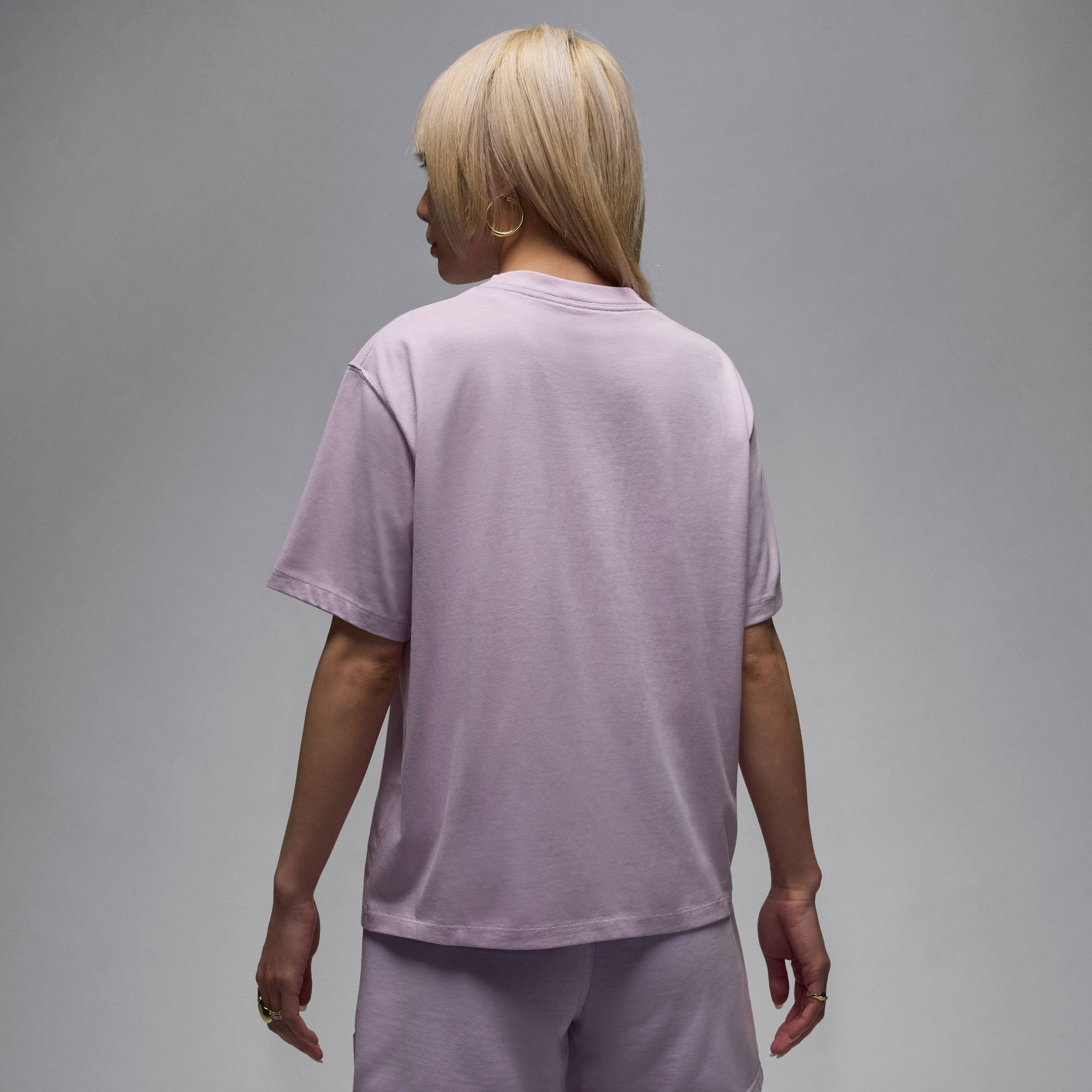 Jordan Essentials Kadın Mor T-Shirt