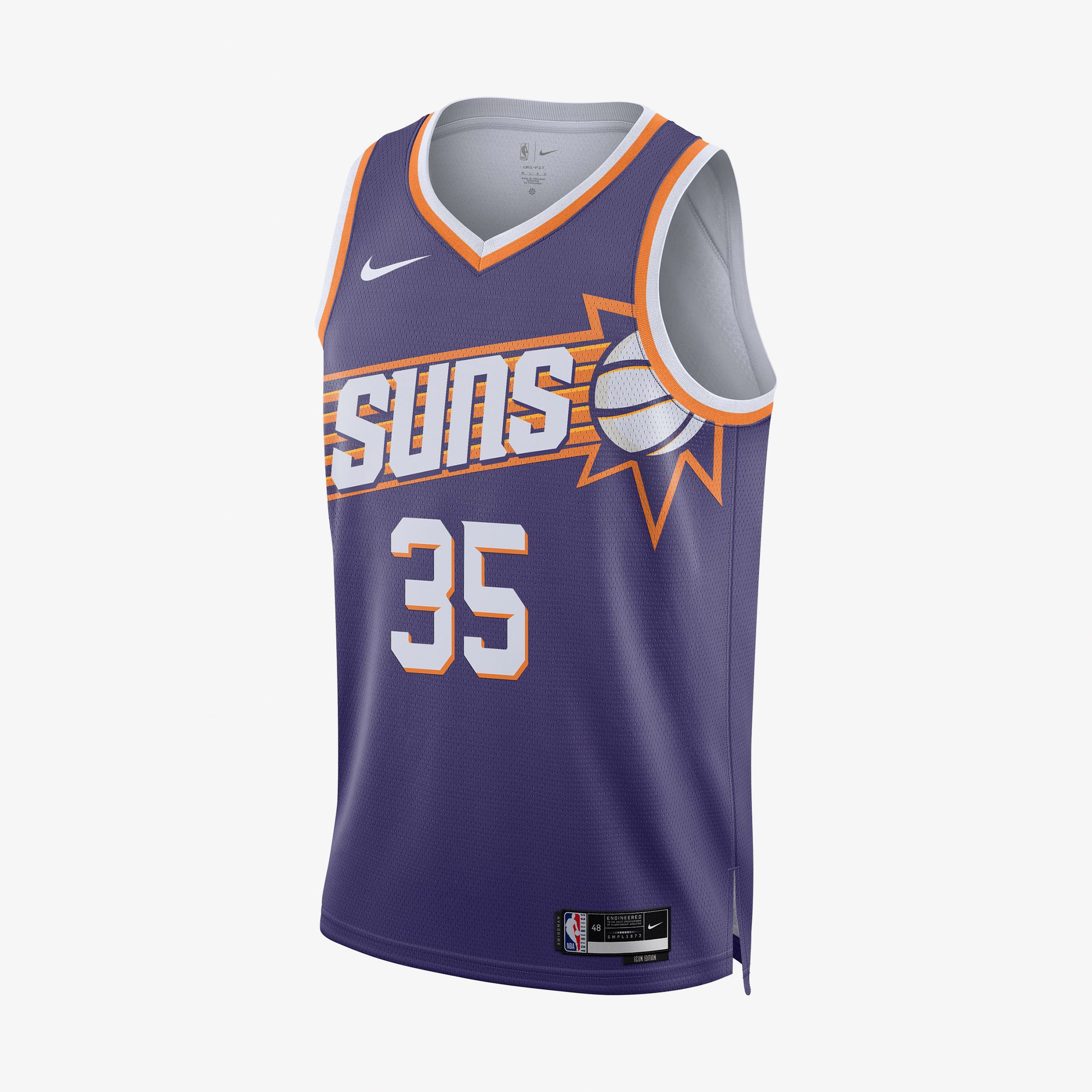 Nike Phoenix Suns Association Edition 2023/24 Erkek Mor Forma